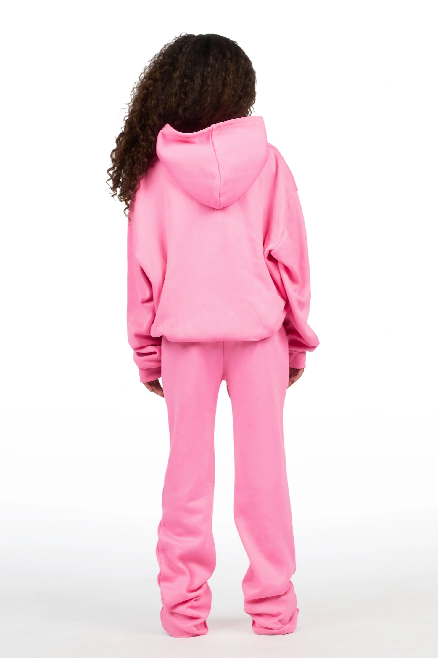 Girls Basiliskie Bubblegum Hoodie Track Set