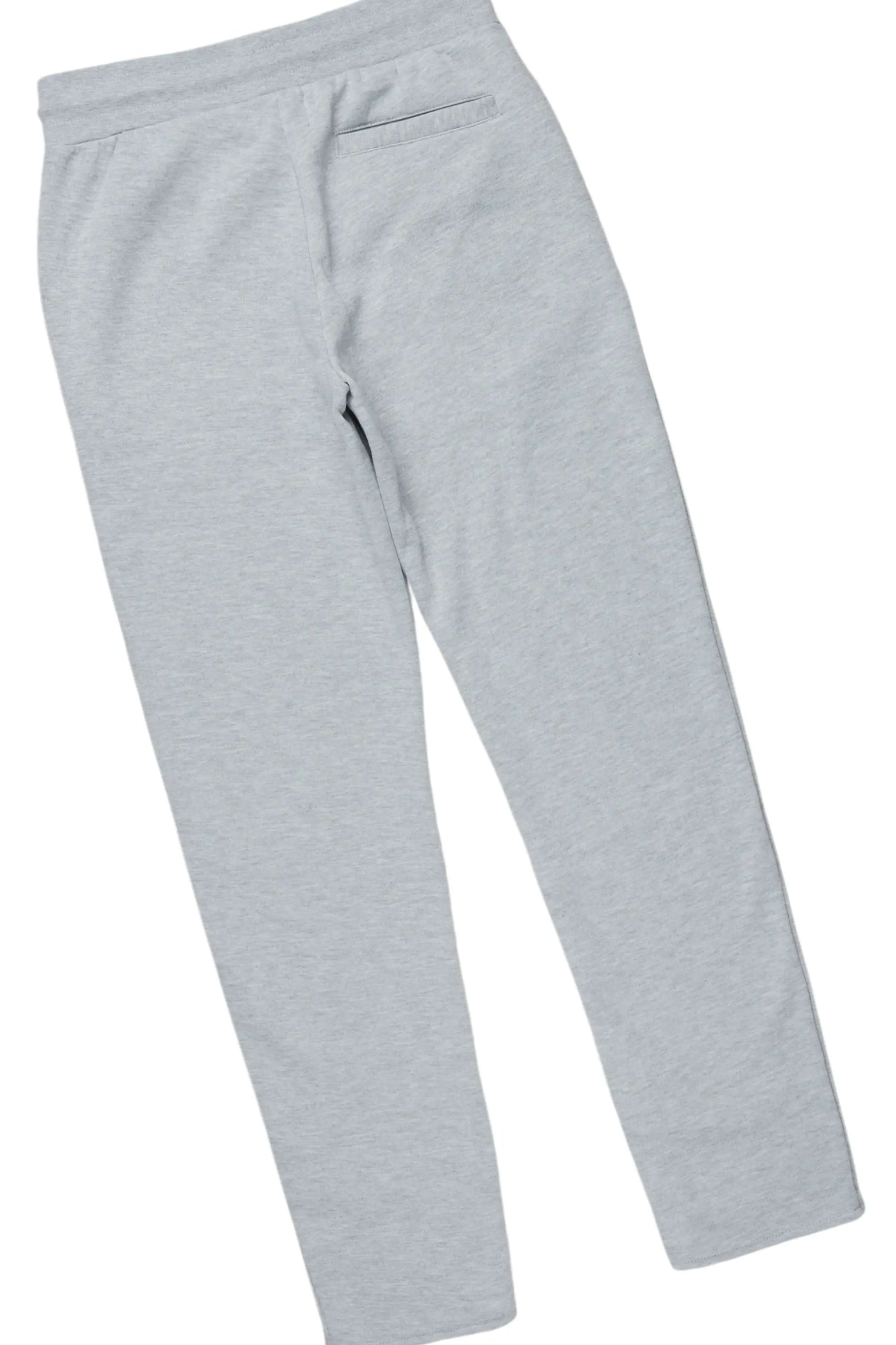 Basic Heather Grey Hoodie/Slim Fit Track Set