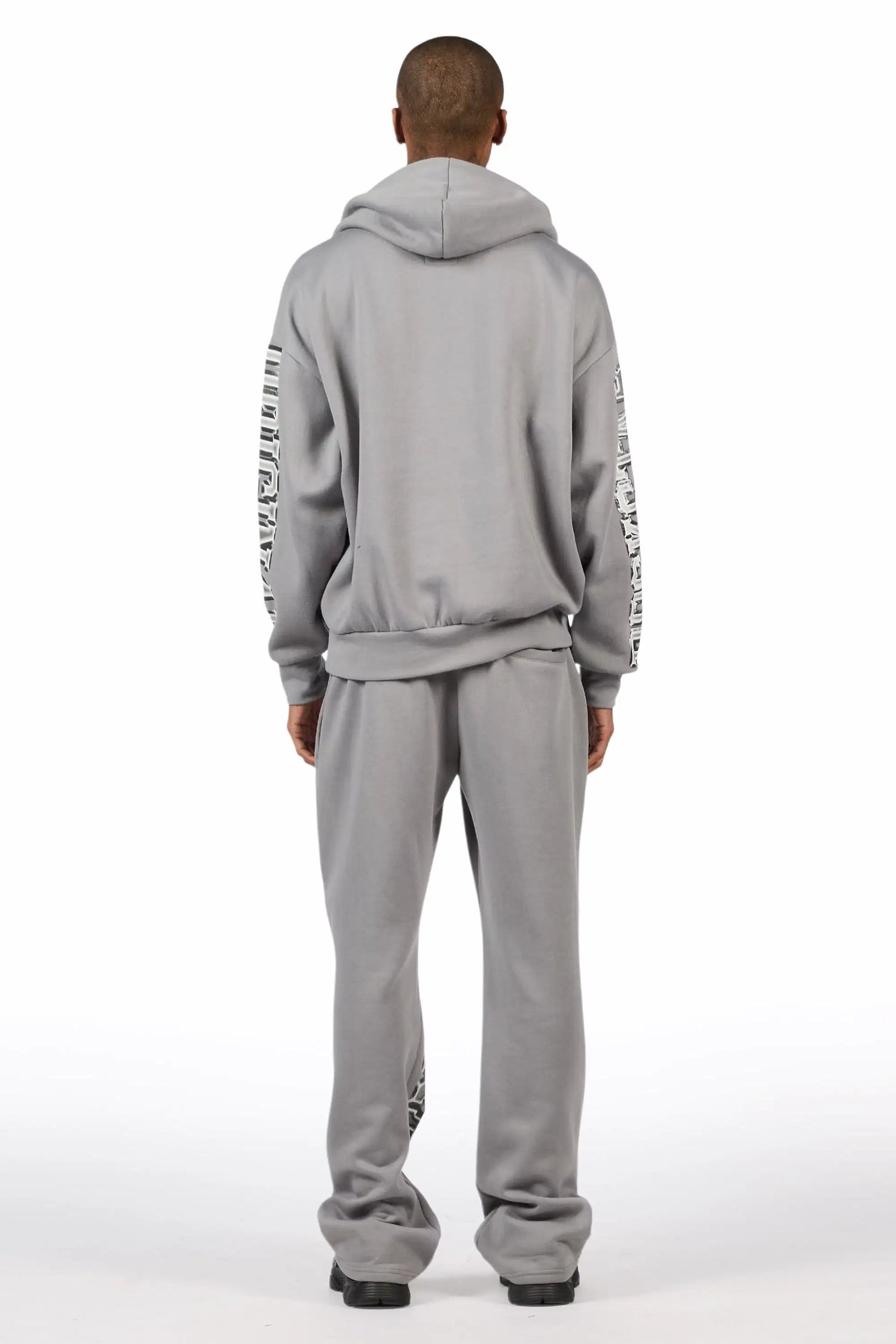 Rleague Grey Hoodie/Baggy Pant Track Set