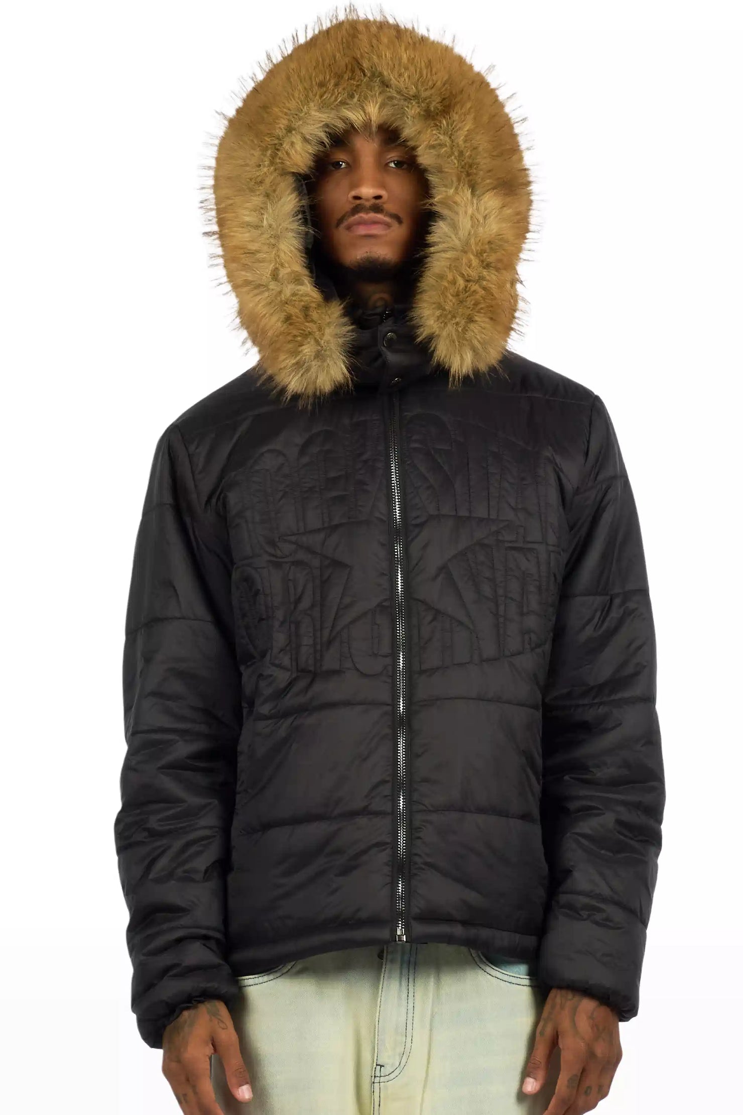 Chillwave Black Puffer Jacket