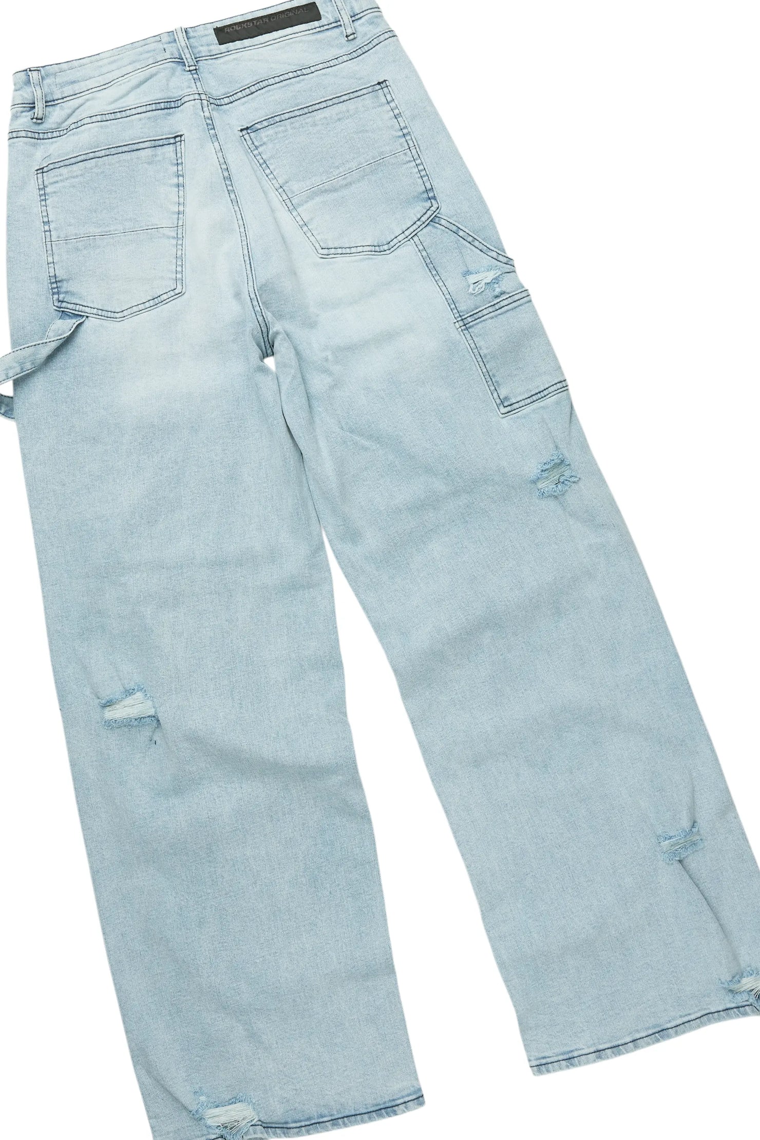 Yooz Heather Grey Hoodie & Burain Baggy Fit Jean Bundle