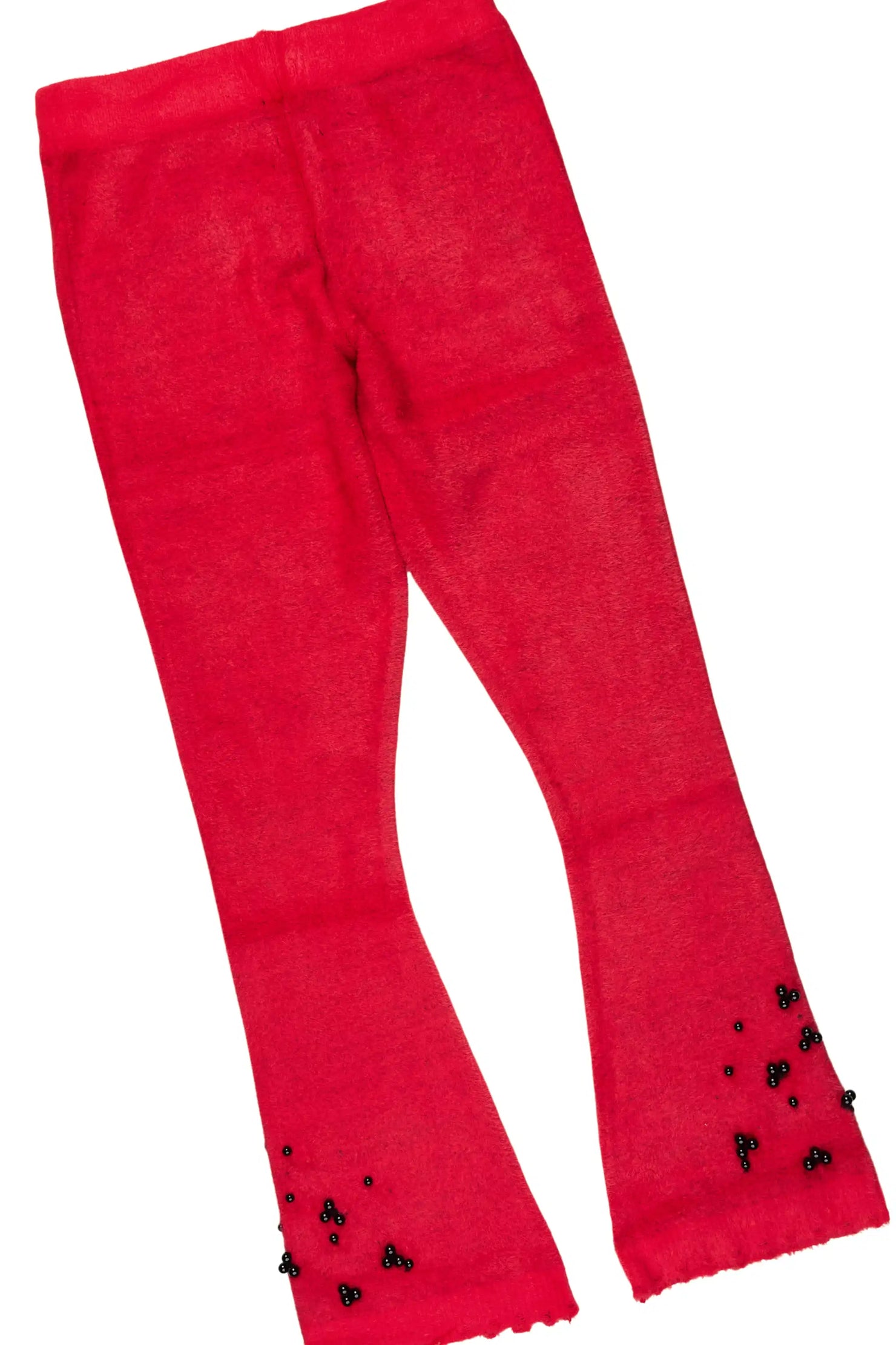 Peril Red Pearl Stone Hoodie Stacked Flare Track Set