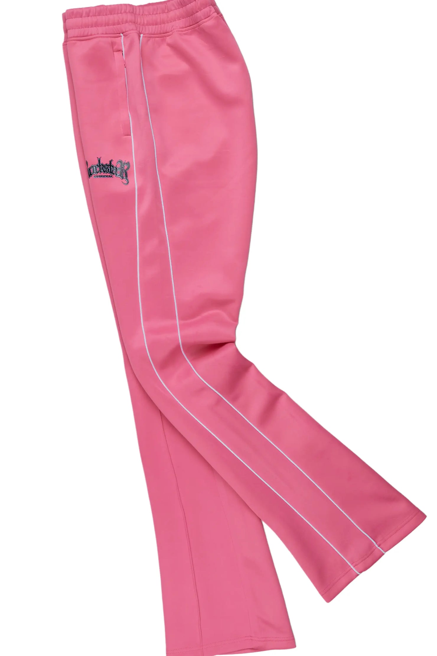 Kimball White/Pink Graphic Hoodie/Track Pant Set