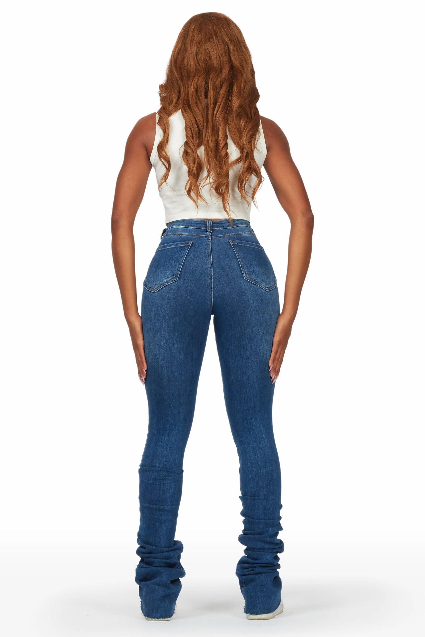 Cielo Dark Wash Super Stacked Jean