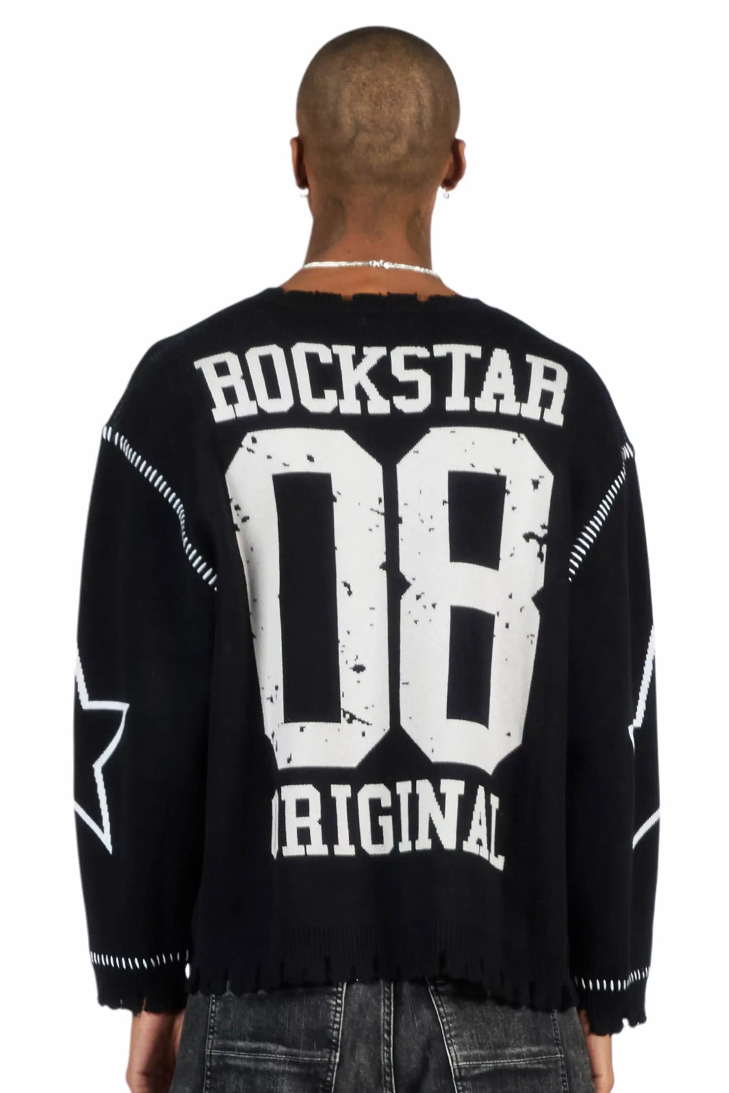 Starlux Black Knit Sweater