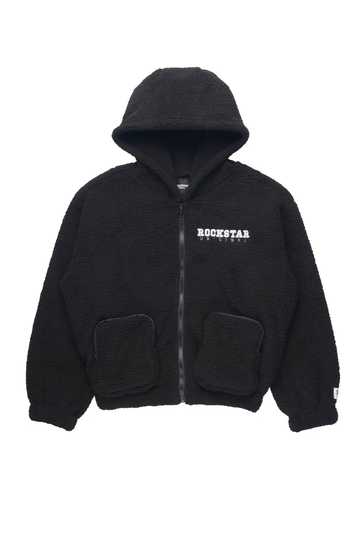 Boys Lonia Black Sherpa Jacket
