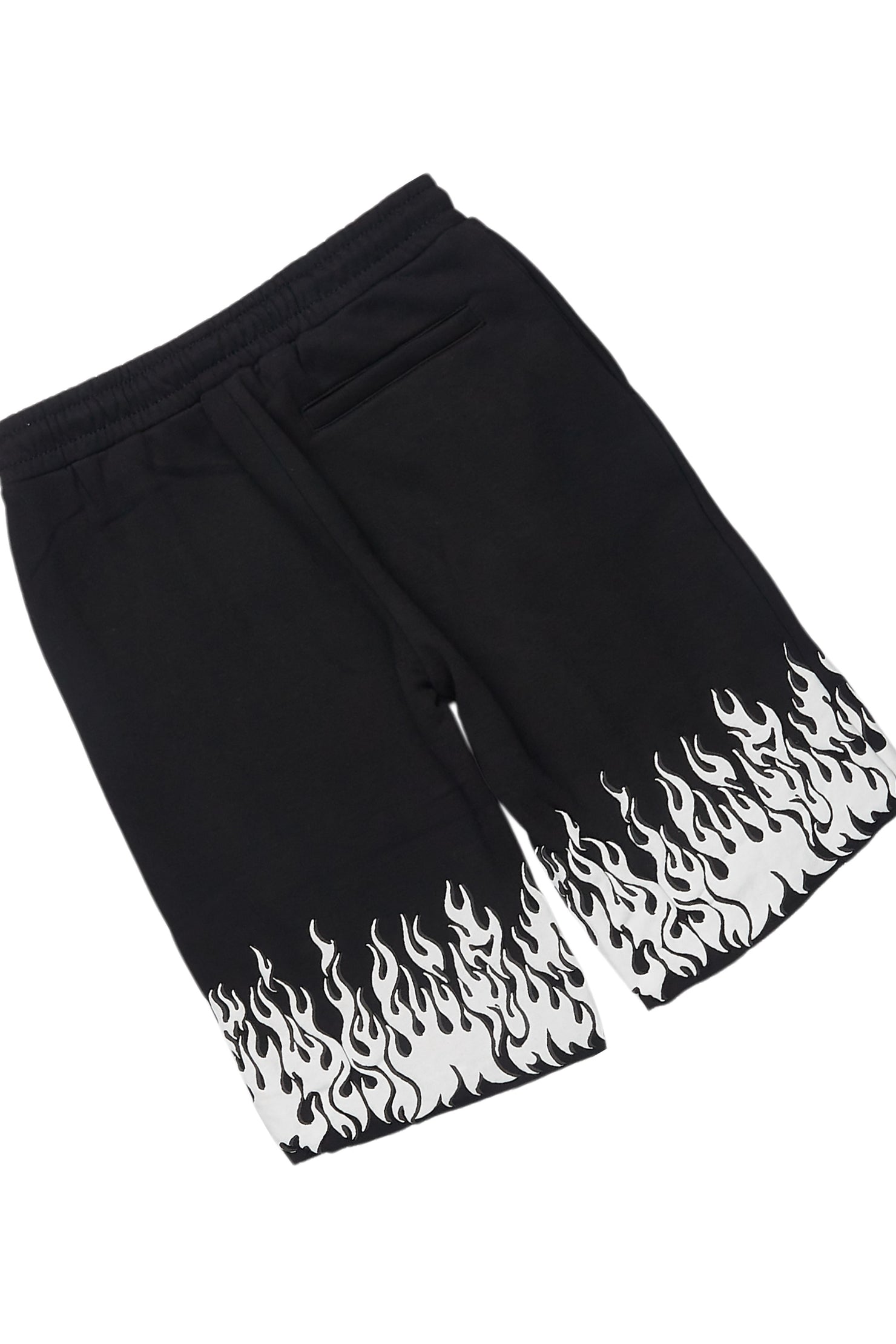 Boys Bubble Black T-Shirt/Short Set