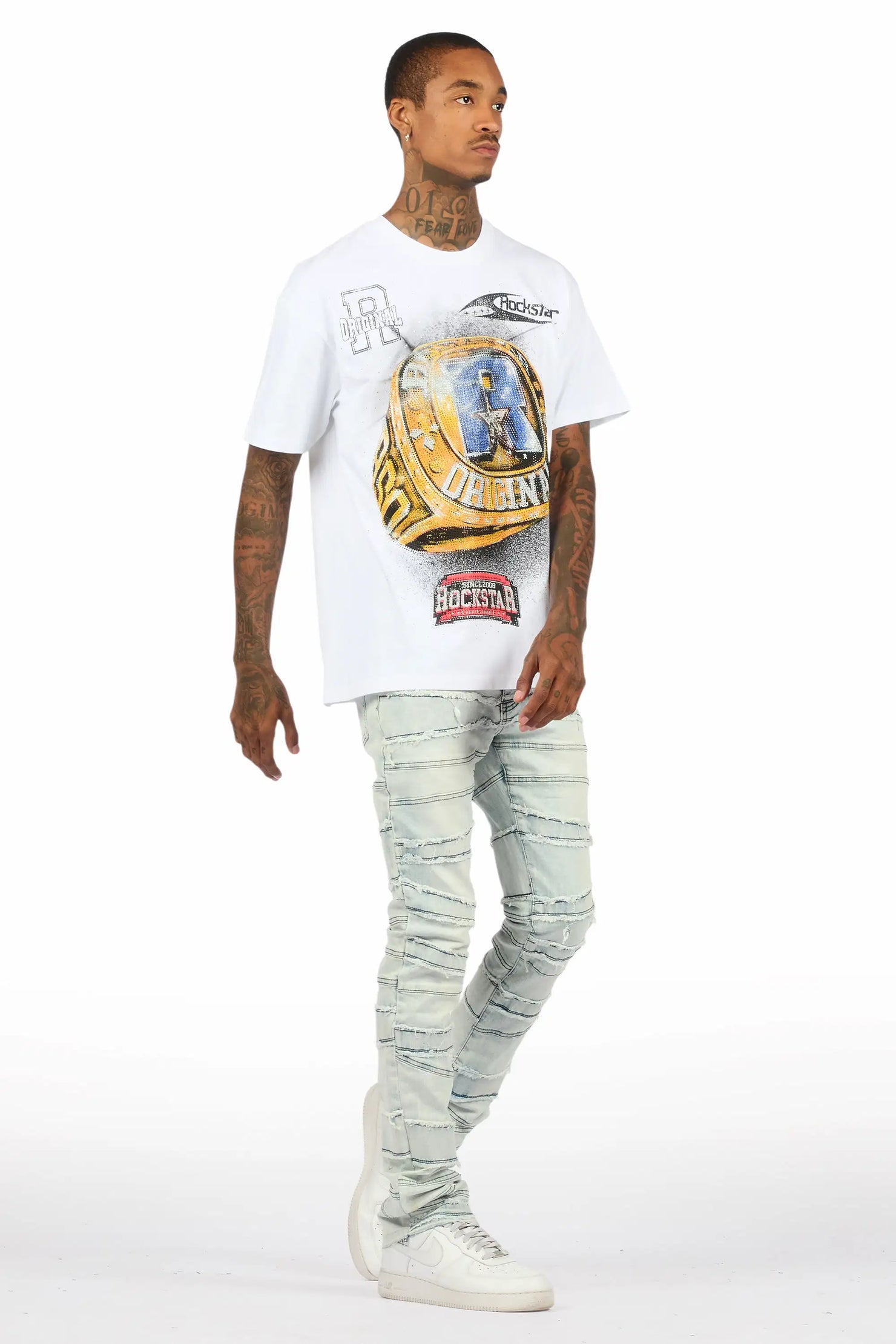 Franko Light Blue Skinny Fit Jean