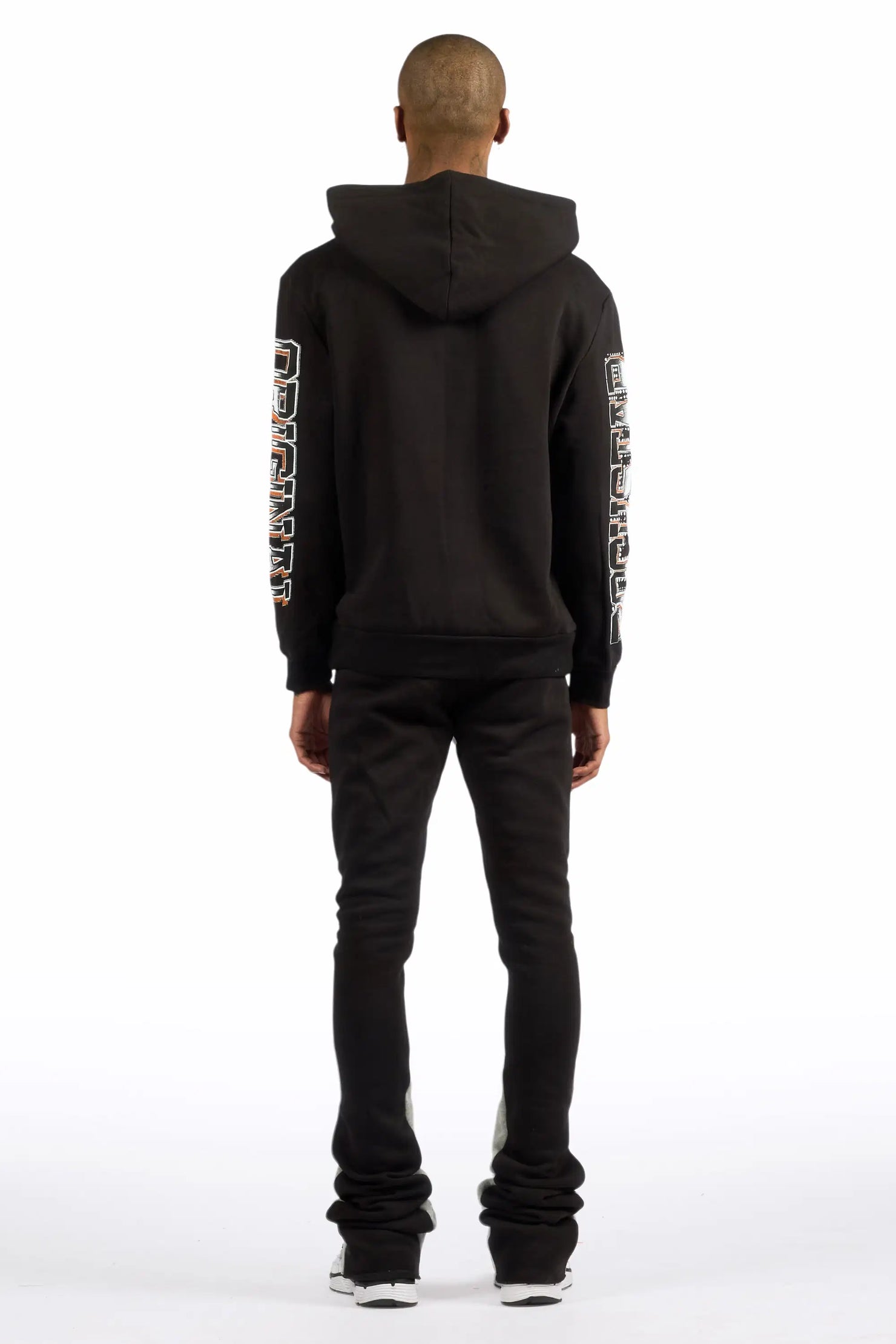 Kross Black/Multi Hoodie/Super Stacked Track Set