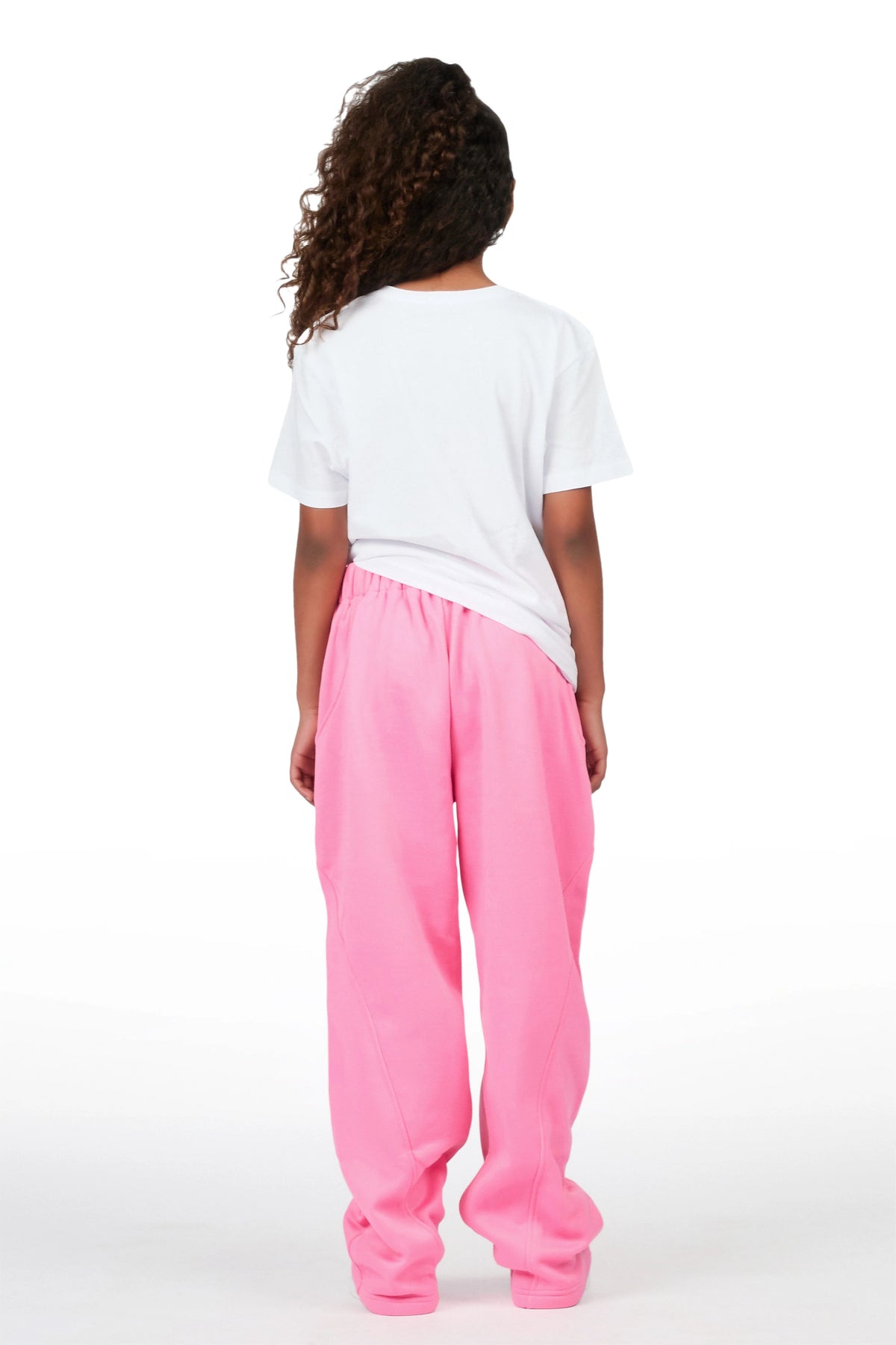 Girls Maximilliana Bubblegum Gabby Barrel Sweatpant