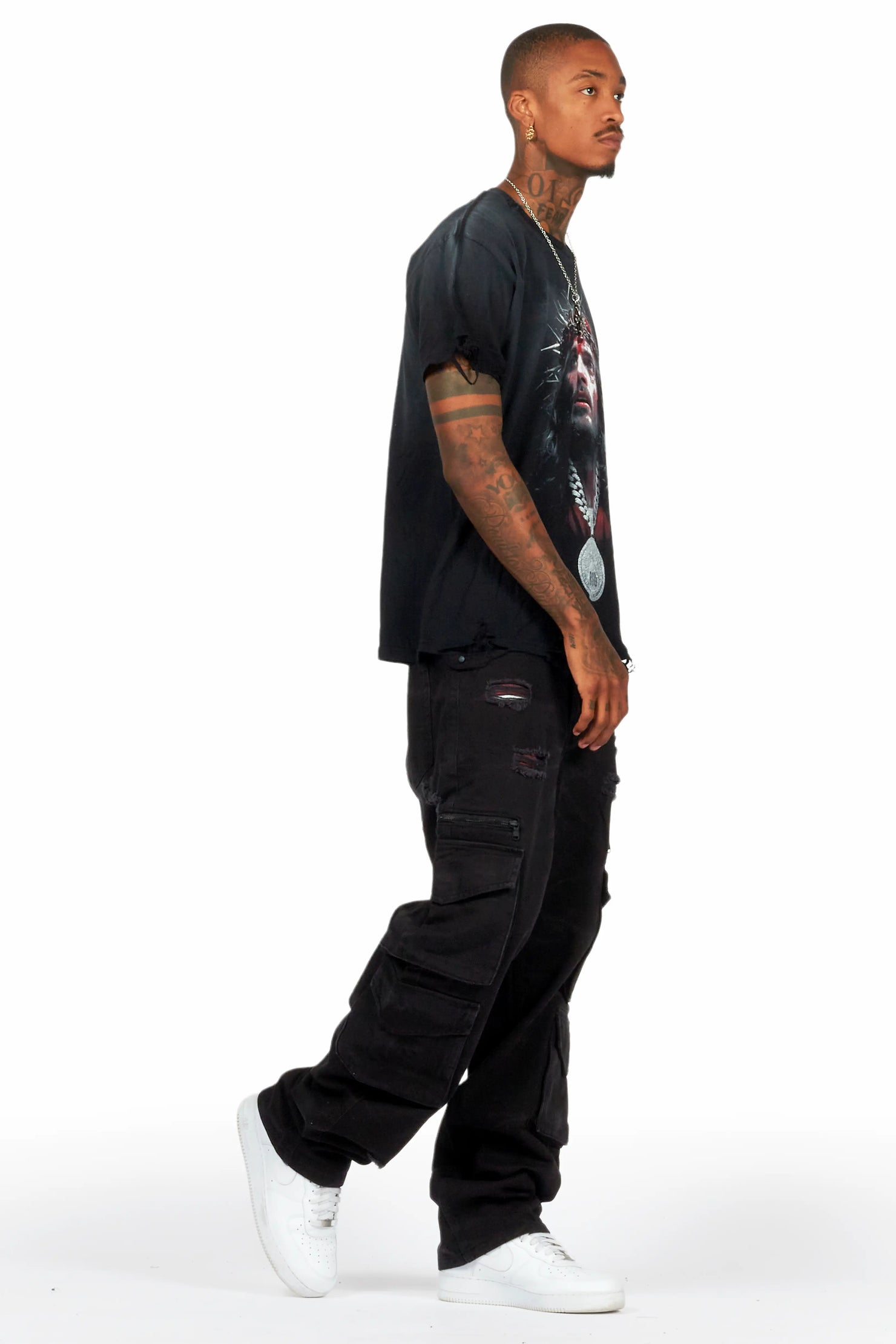 Kostini Dark Grey Baggy Fit Jean