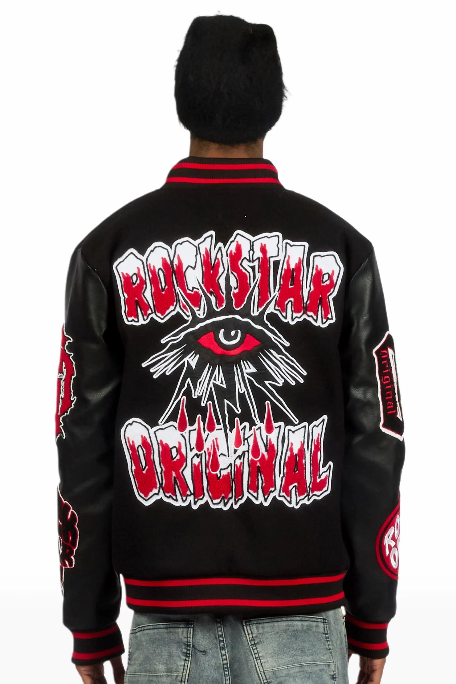 Syndicate Black Varsity Jacket