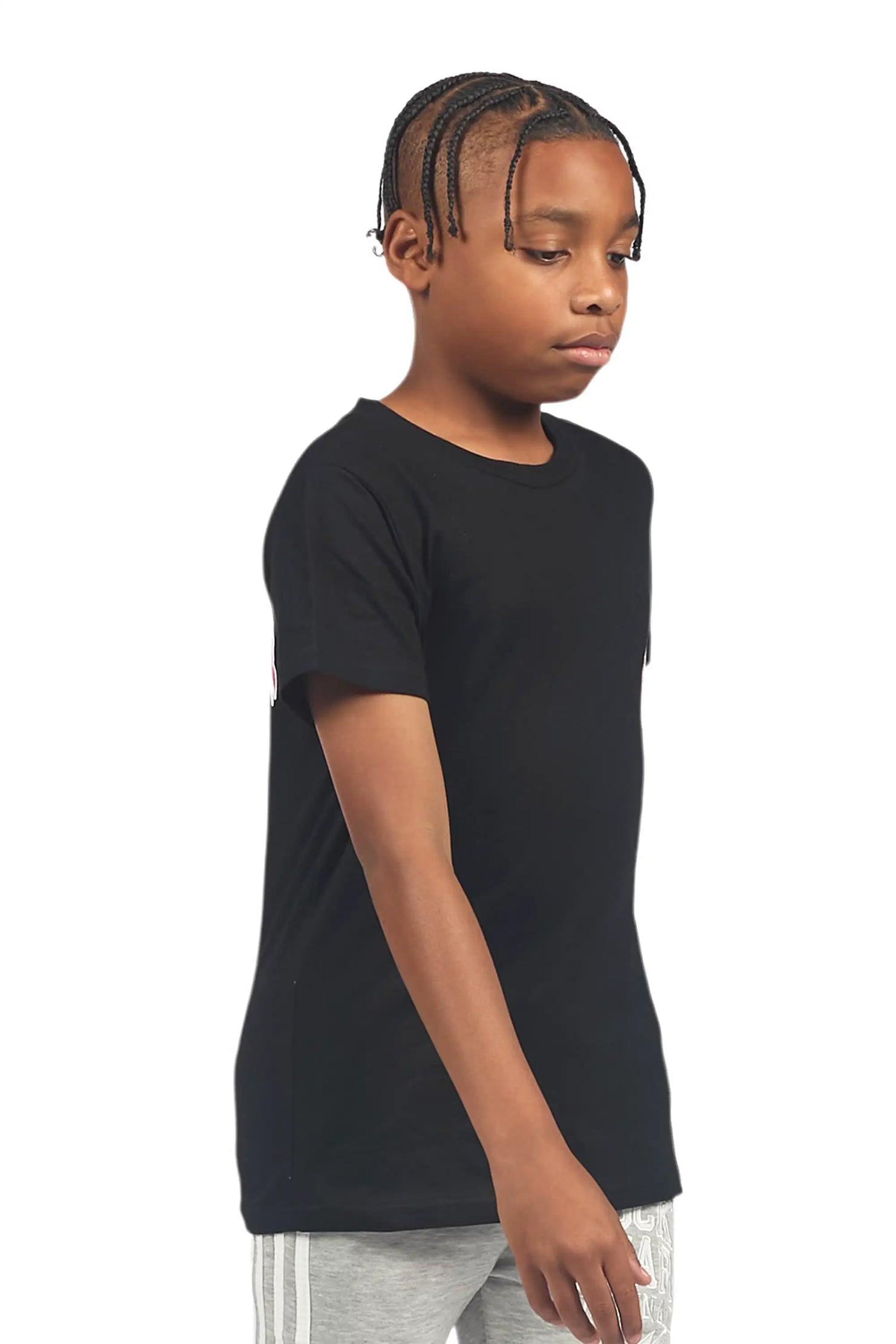 Boys Wizzurd Black Graphic T-Shirt