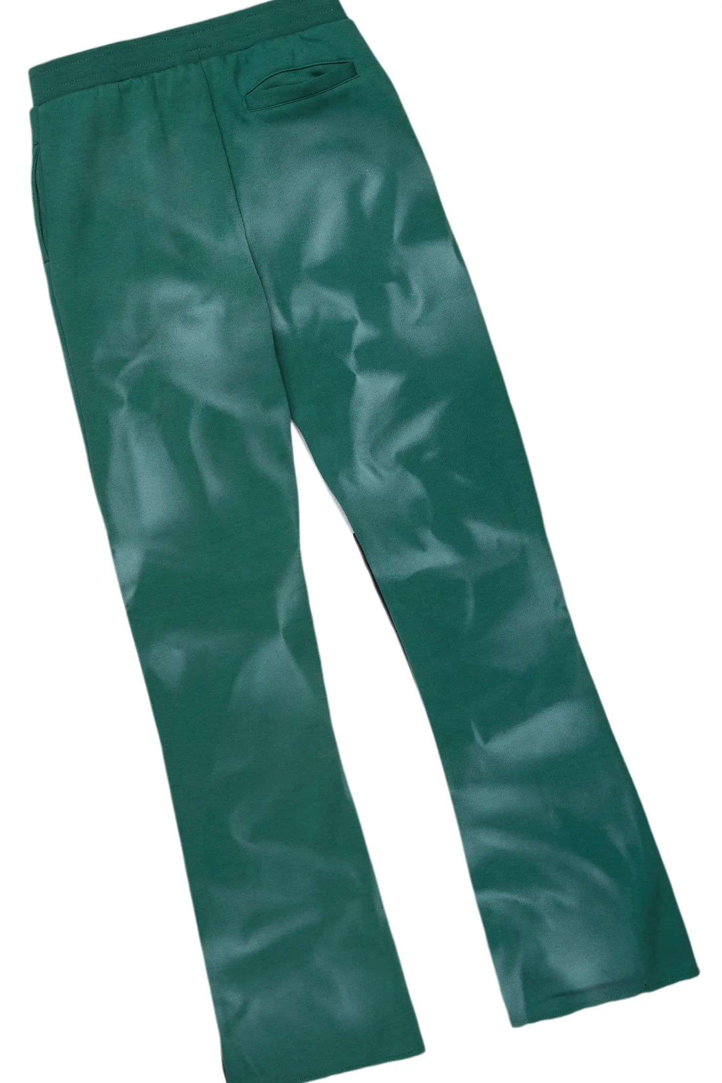Boys Nelly Green Stacked Pant Set