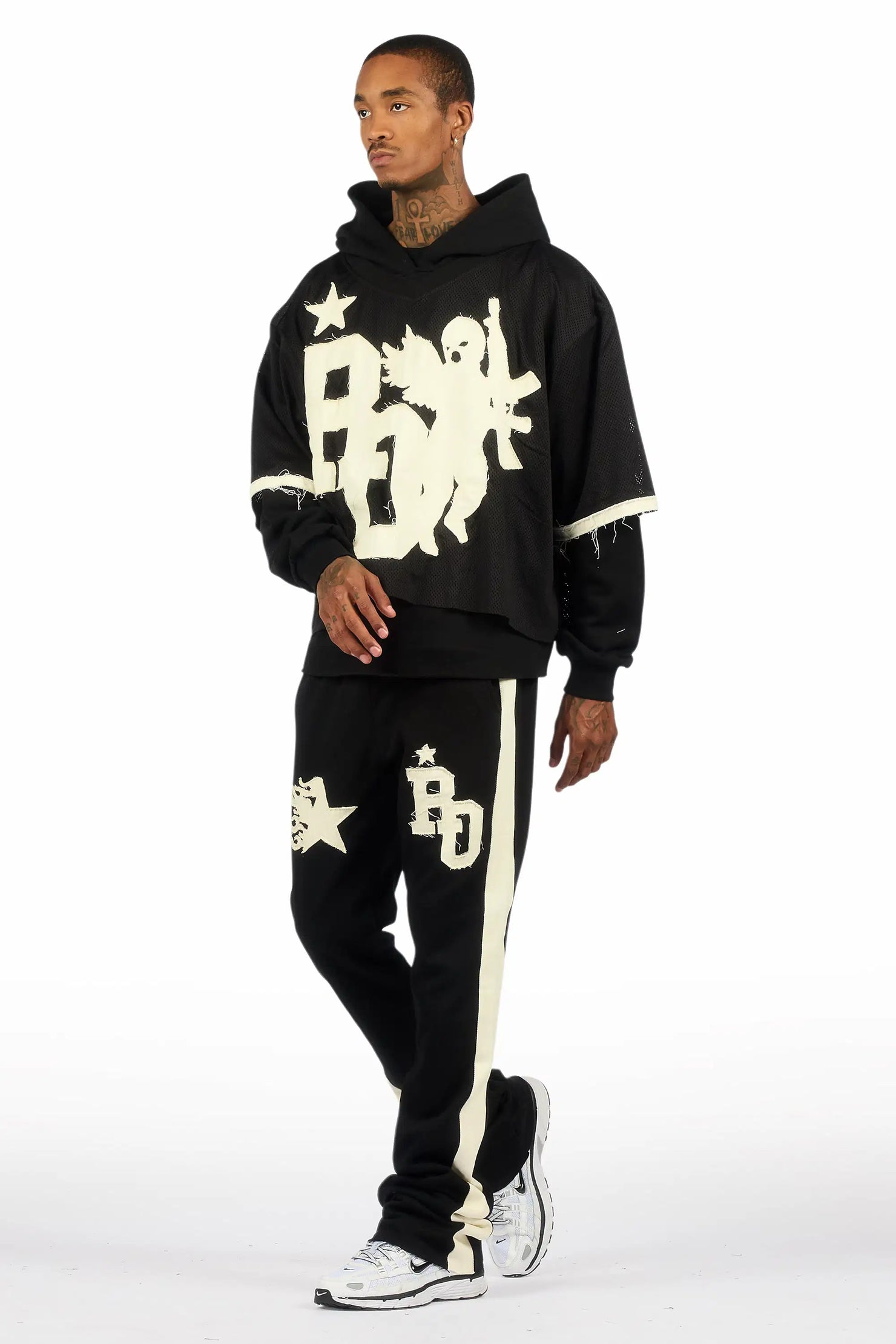Pluton Black Stacked Track Set