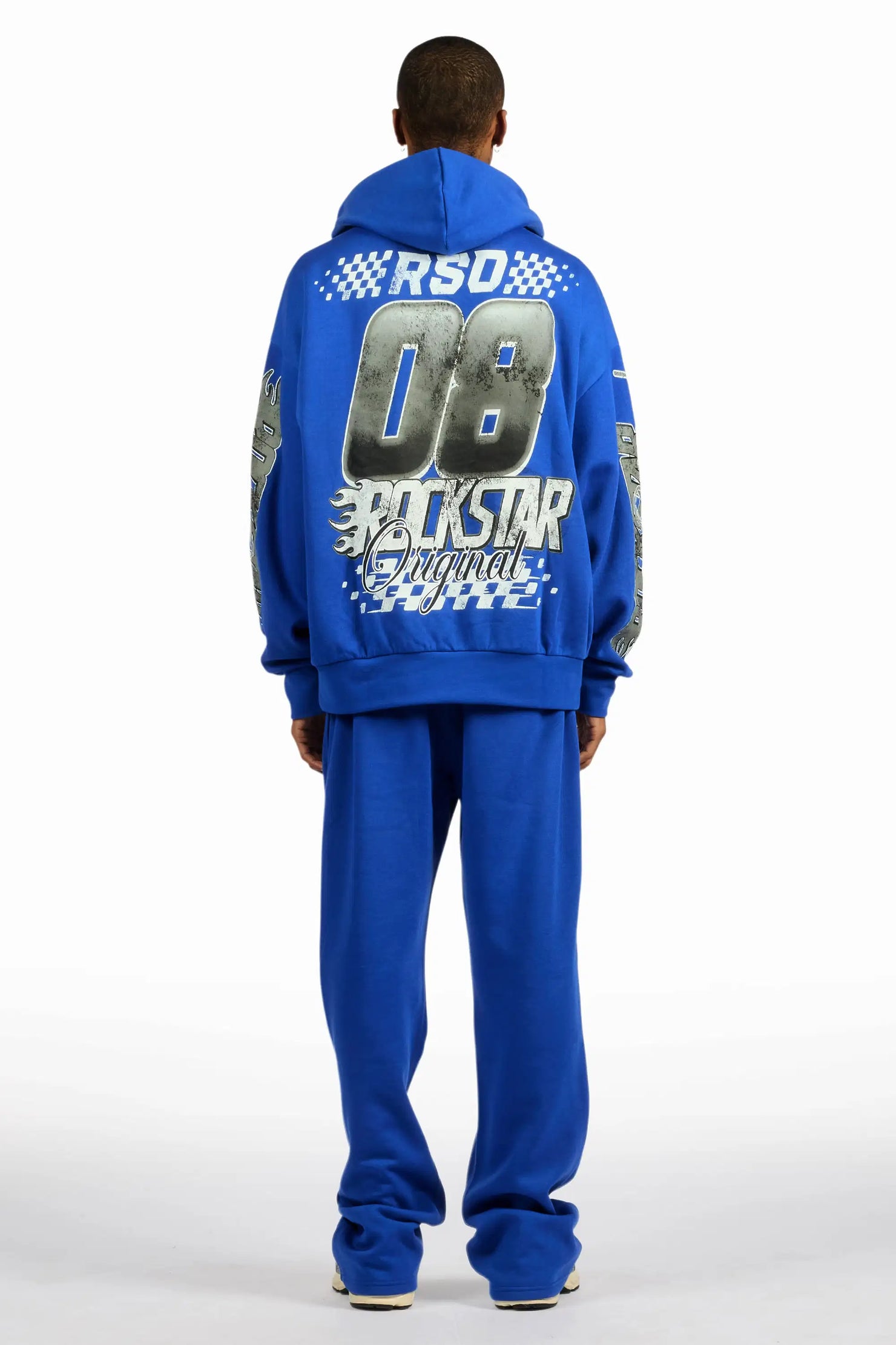 Flash Royal Hoodie/Baggy Pant Track Set