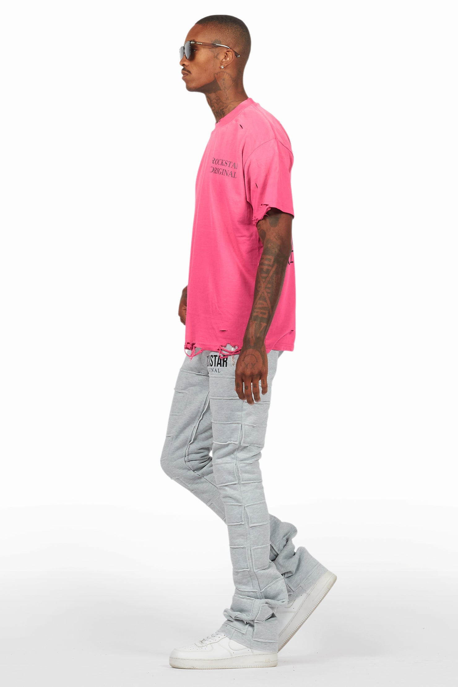 Drako Fuchsia Oversized Graphic T-Shirt