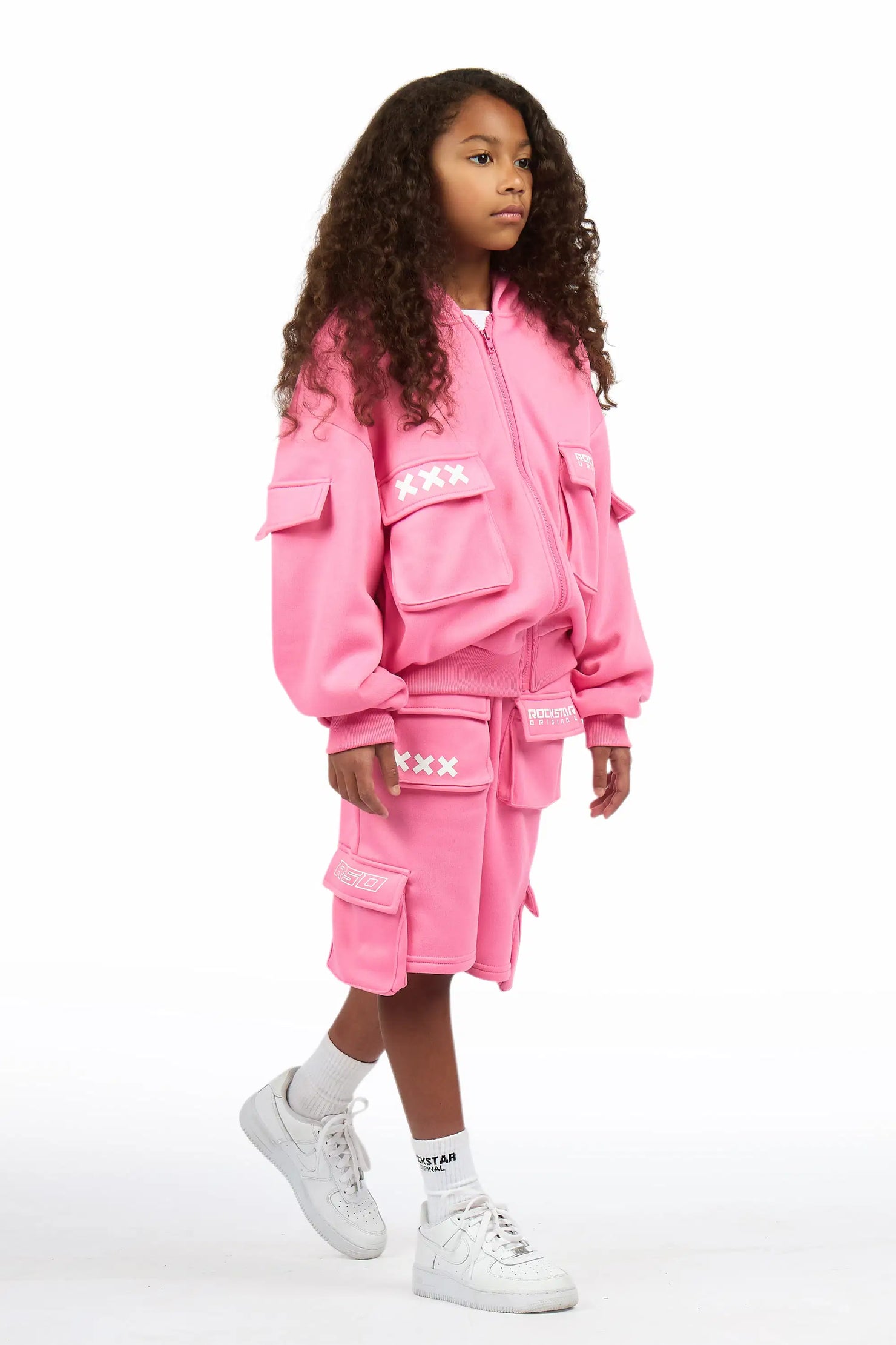 Girls Natanya Bubble Gum Short Set