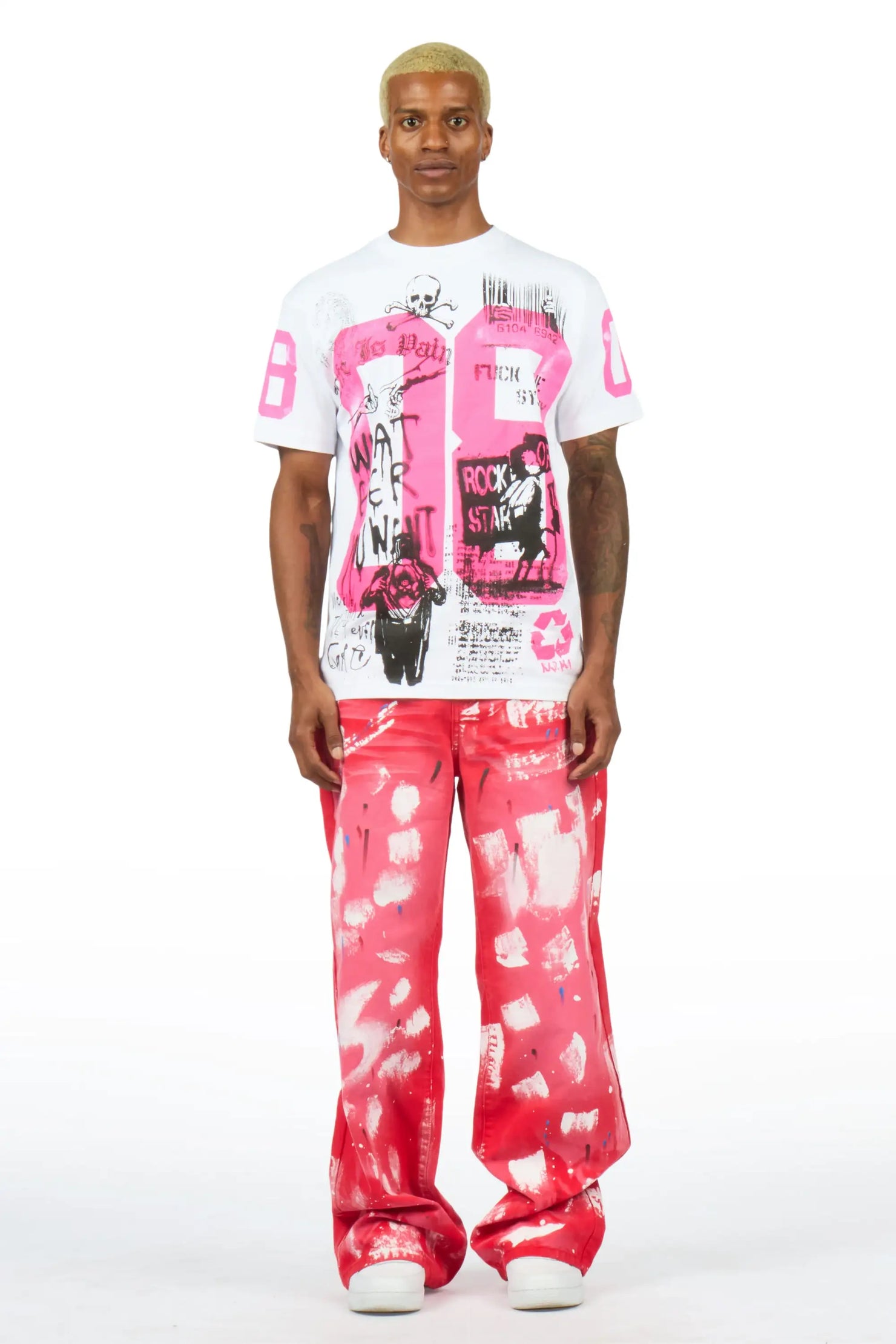 Novi Red Painter Baggy Fit Jean