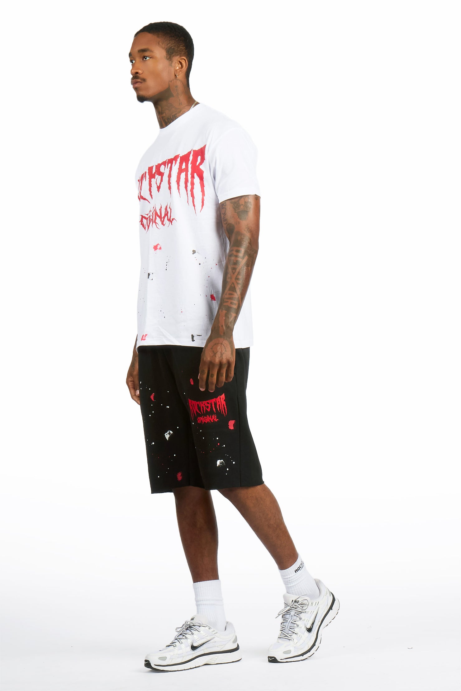 Twinkle 2.0 White/Red T-Shirt/Short Set