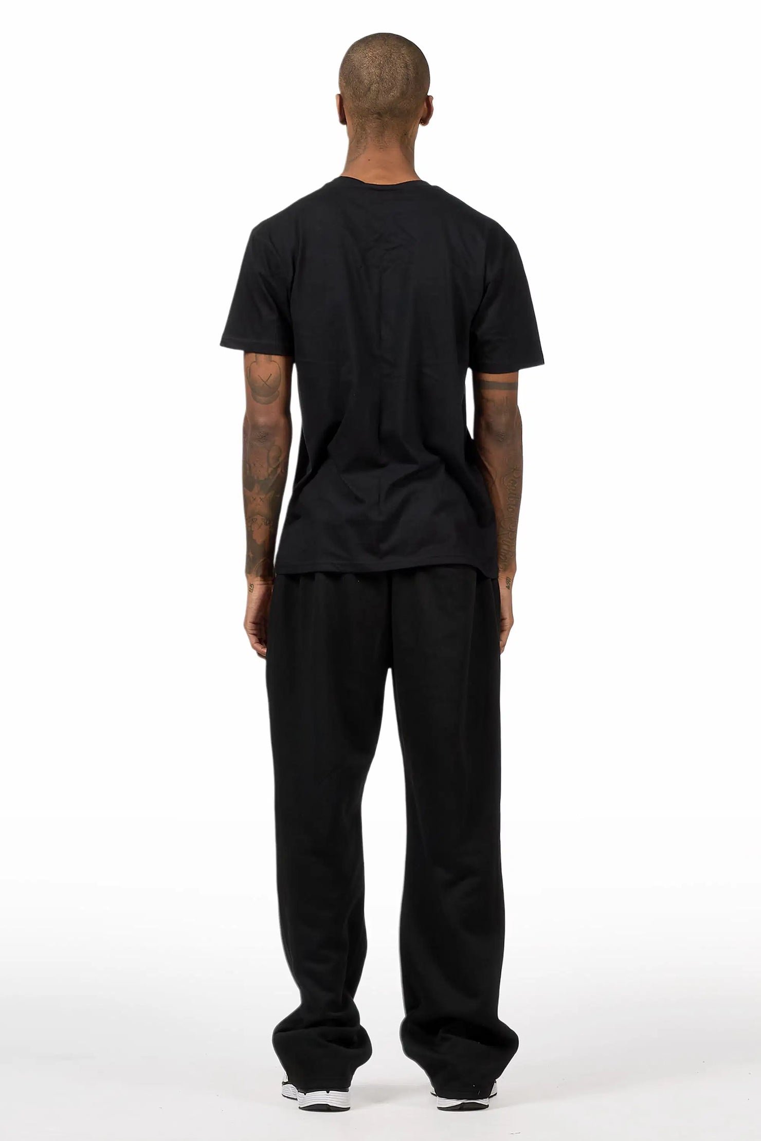 Cero Black/White T-Shirt/Relaxed Track Set