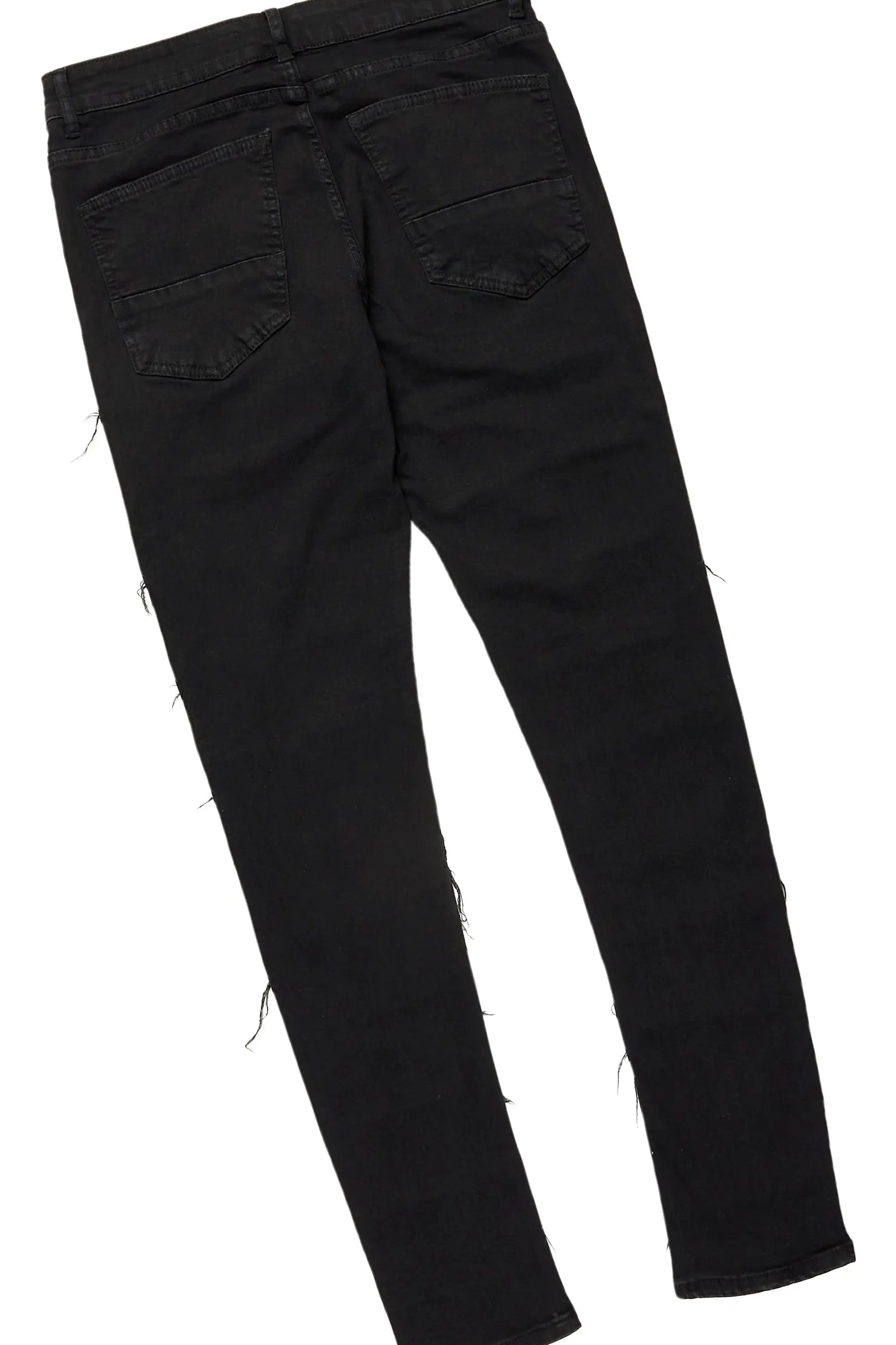 Lake White/Black T-Shirt & Waylon Frayed Slim Jean Bundle