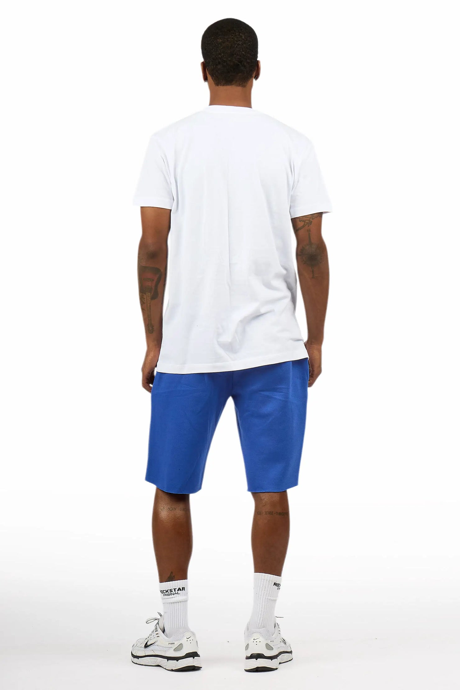 Twinkle White/Royal Blue T-Shirt/Short Set