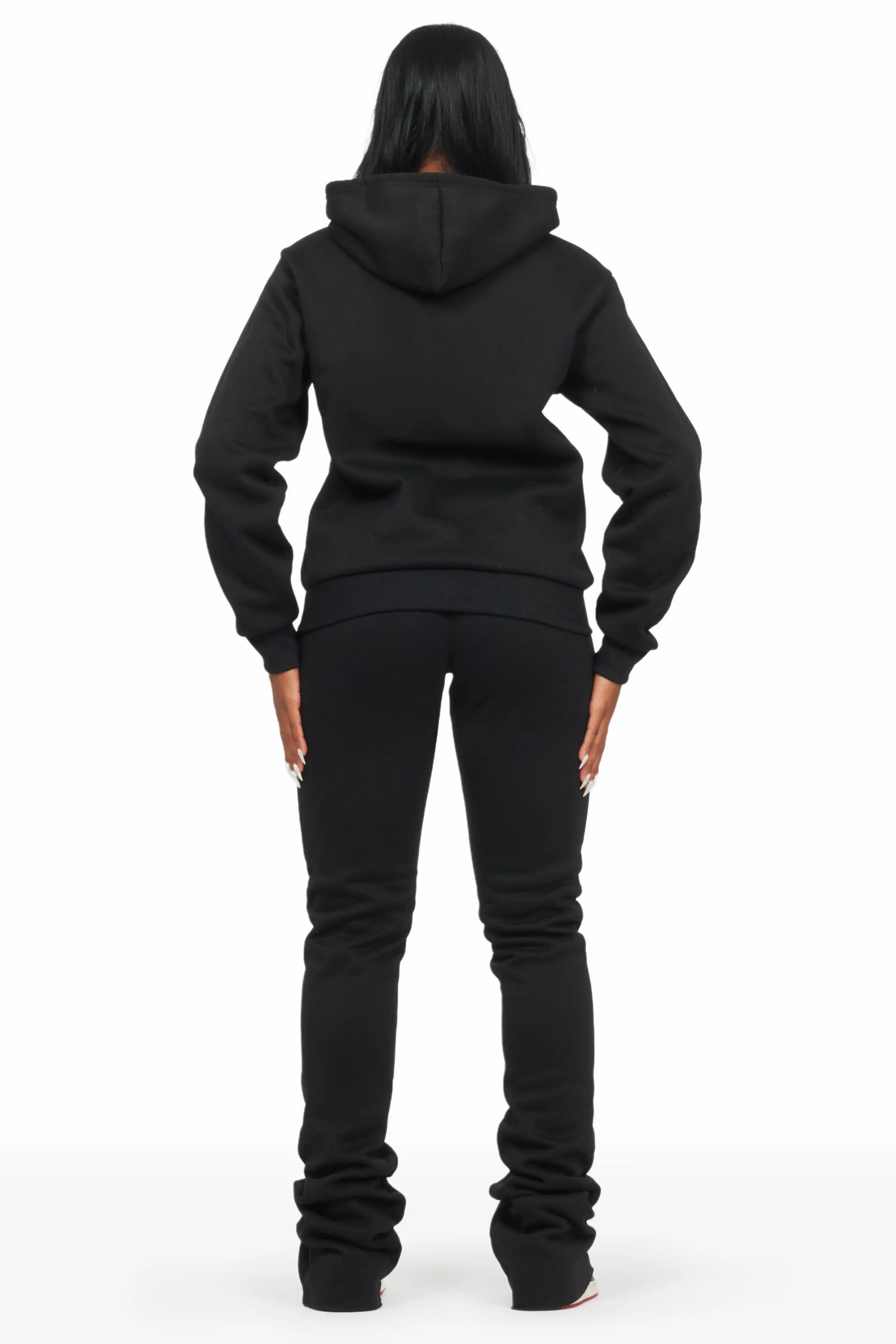 Oliviee Black Super Stacked Trackset