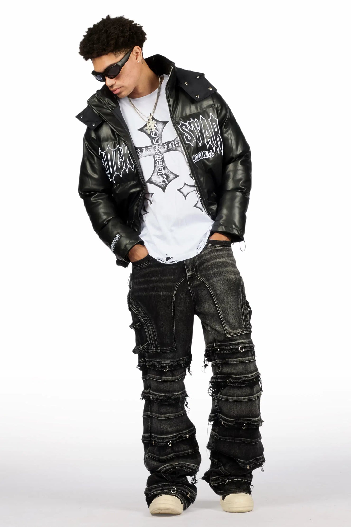 Ravi Black Puffer Jacket