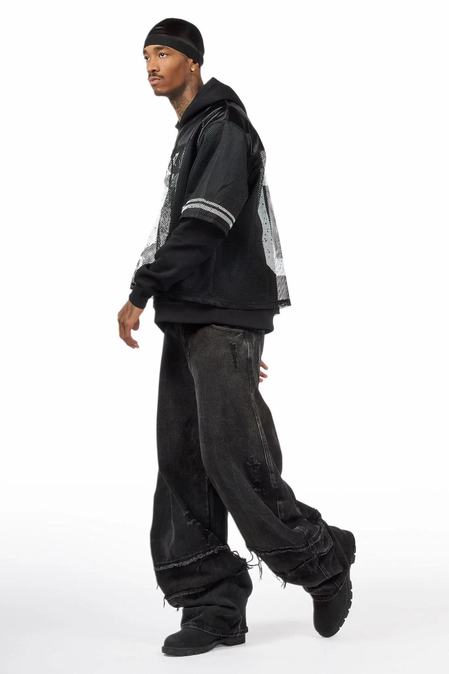Novacane Black Barrel Fit Jean