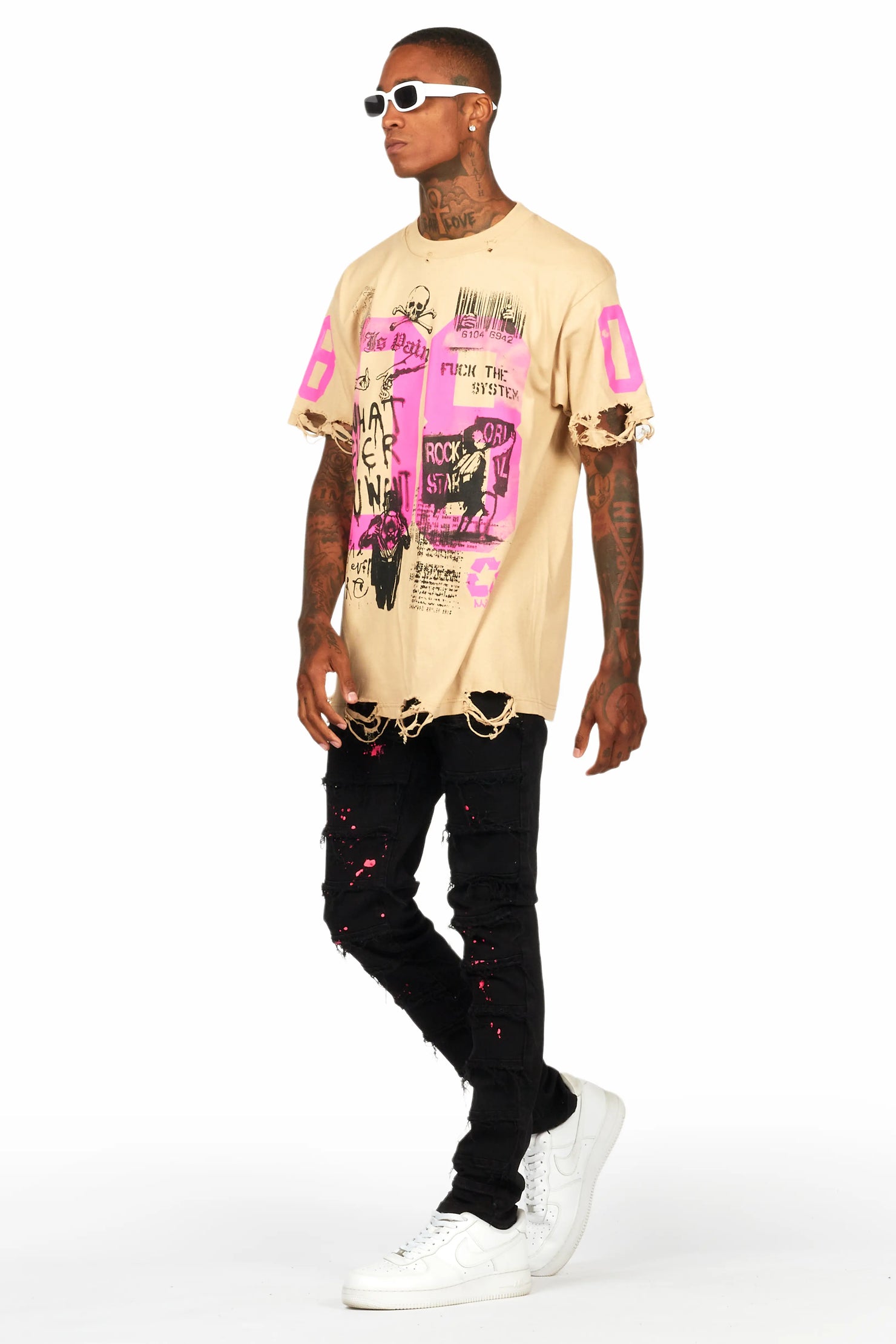 Admon Black Painter Slim Fit Jean