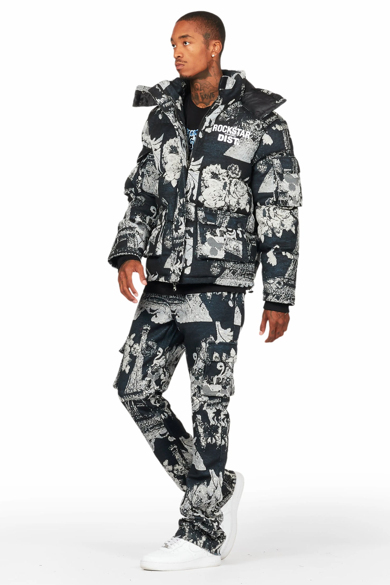 Lamont Black Puffer & Lamont Tapestry Jean Bundle