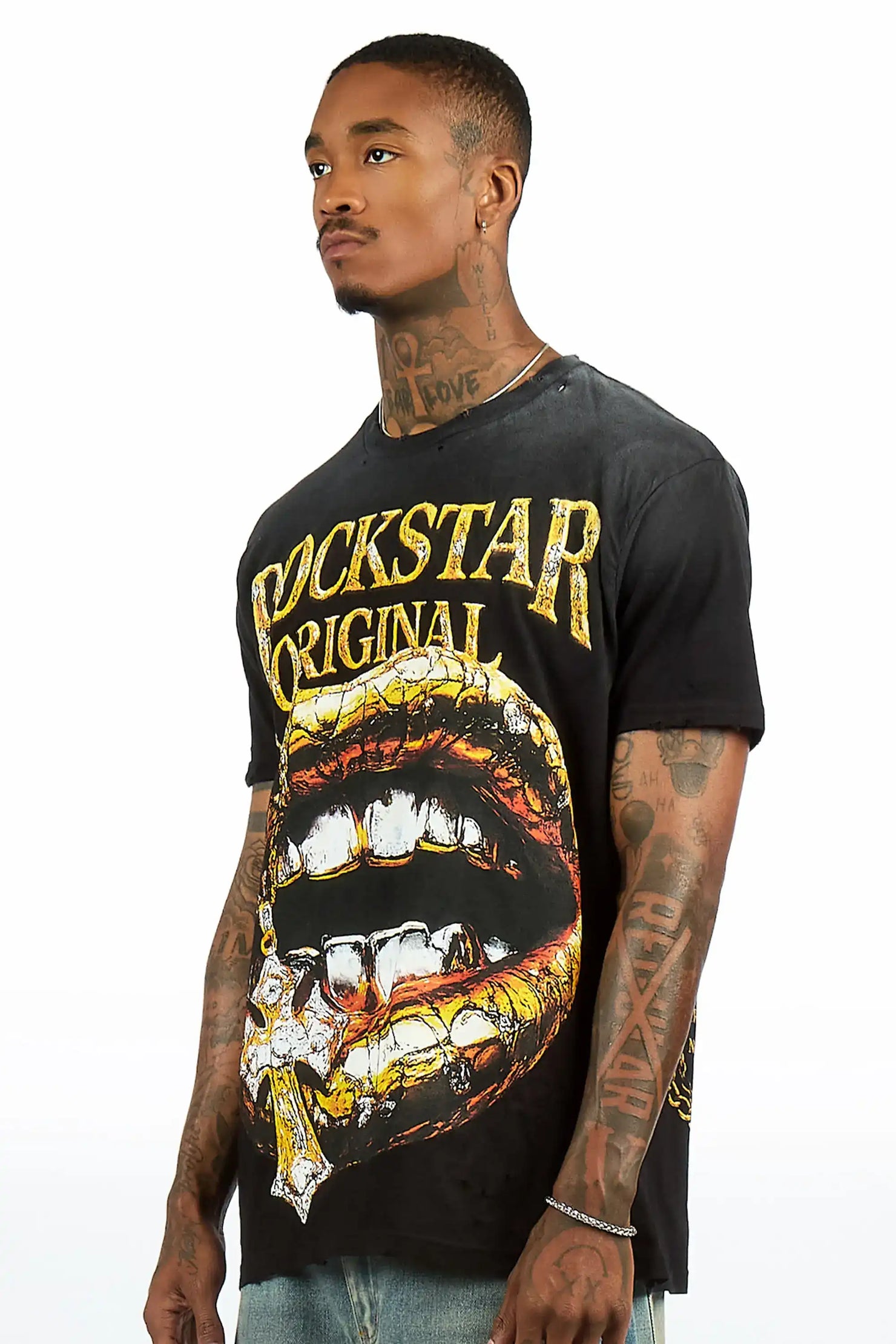 Bernal Black Oversized Graphic T-Shirt