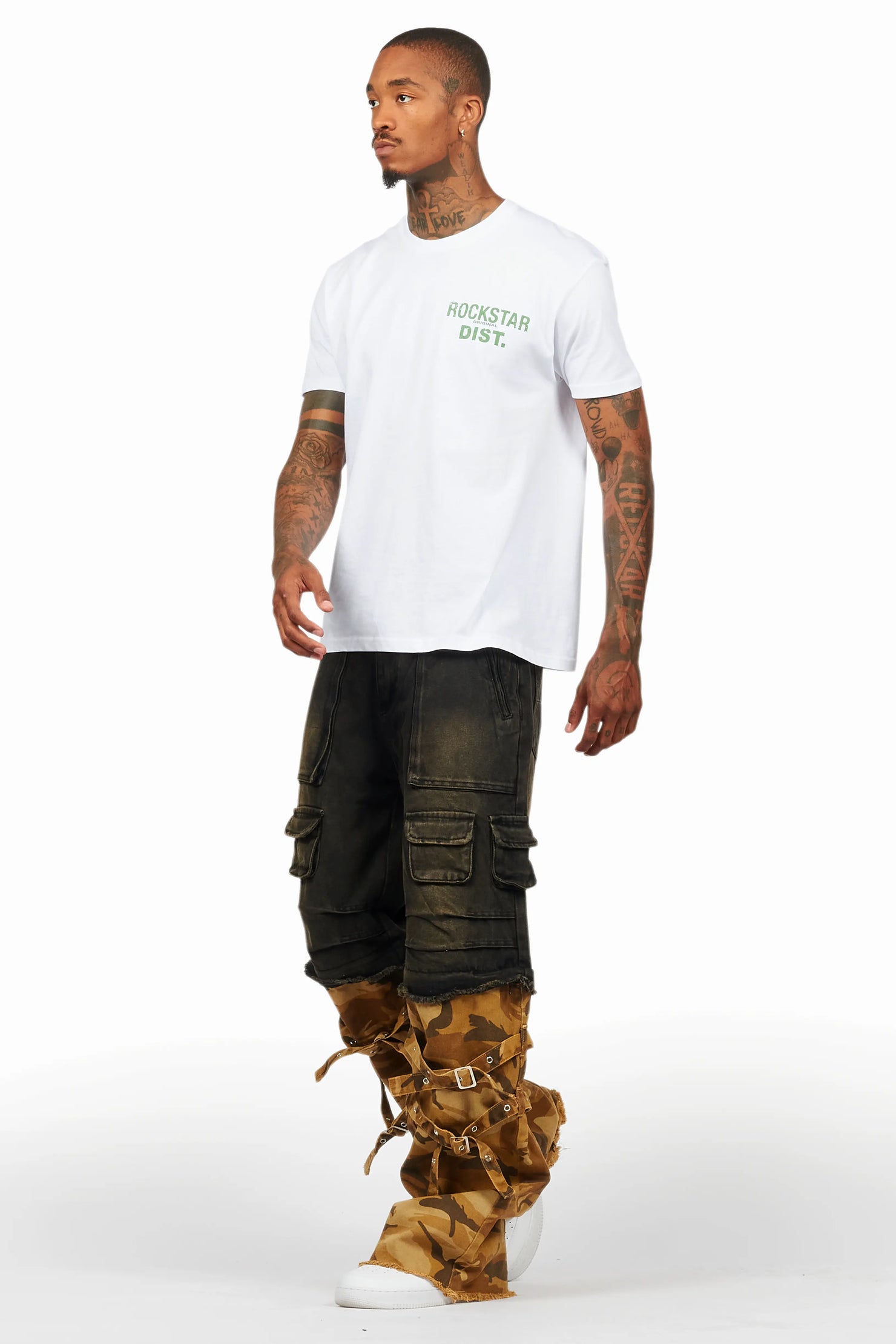 Exxus Dark Grey Baggy Fit Jean