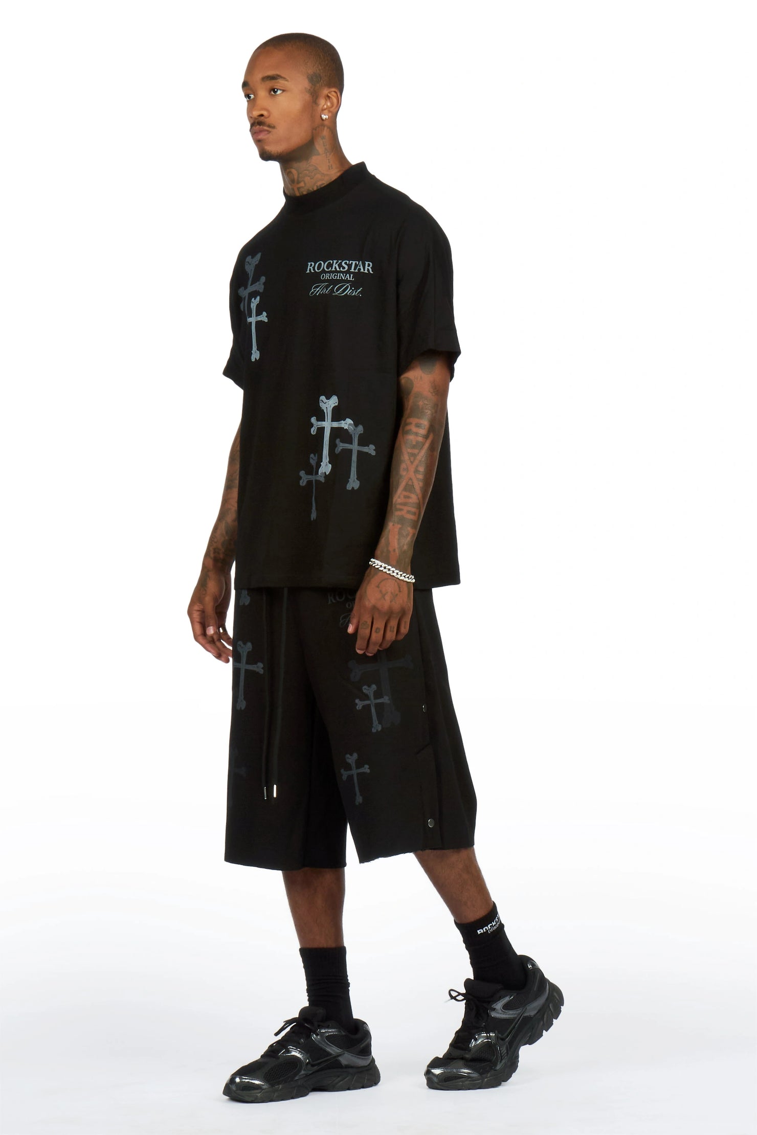 Roddy Black T-Shirt/ Short Set