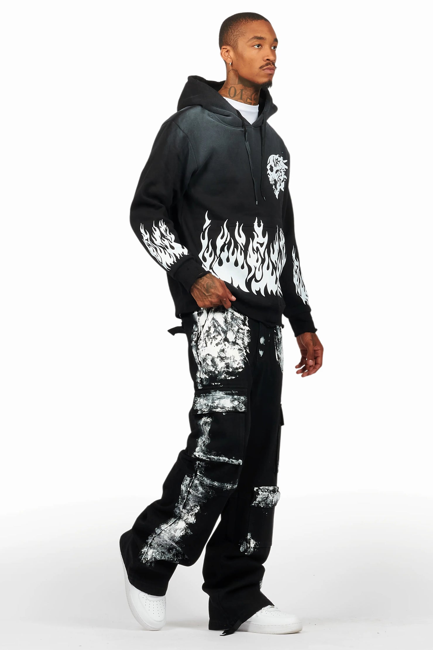 Bubble Black Hoodie & Baha Baggy Fit Jean Bundle