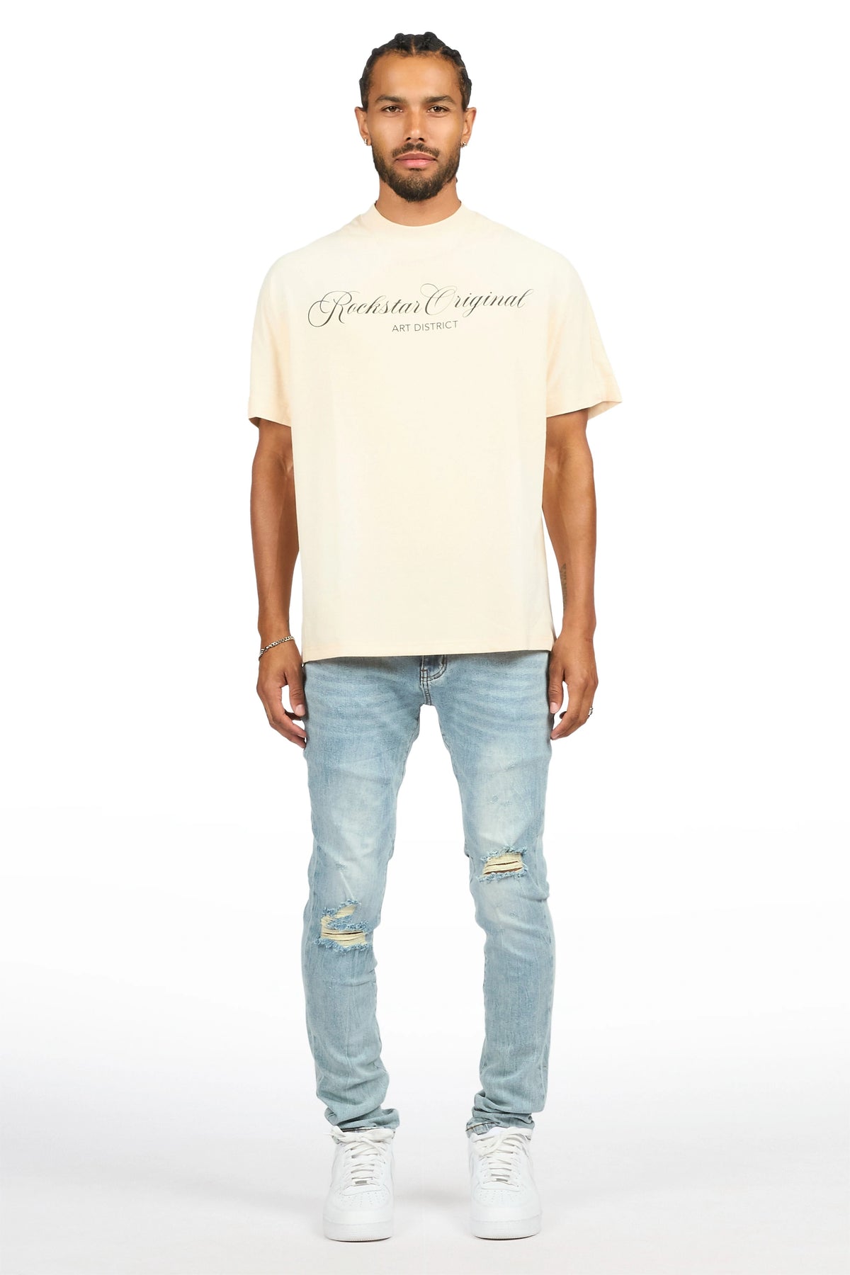 Essam Light Blue Skinny Fit Jean