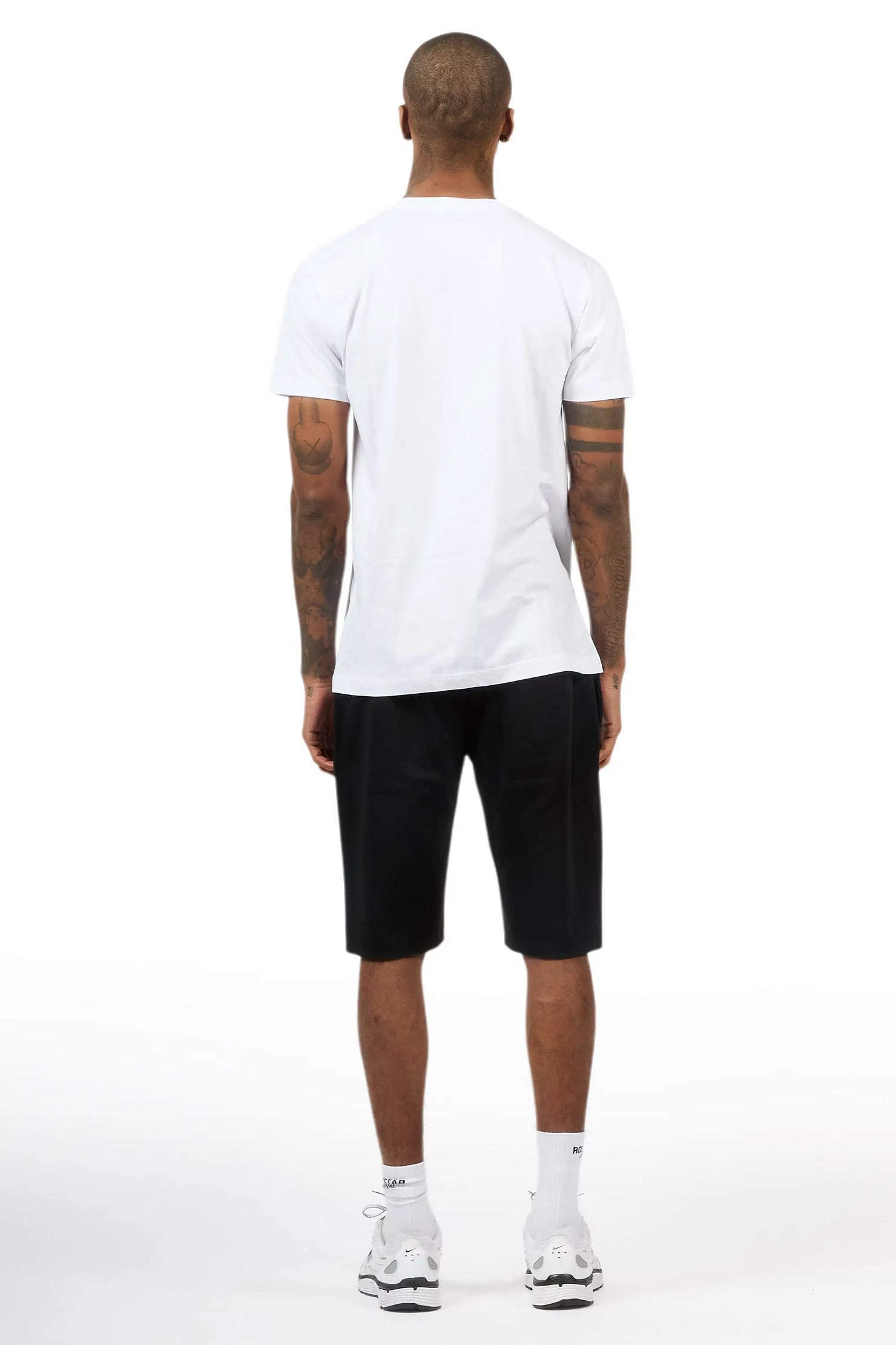 Twinkle White/Black T-Shirt/Short Set