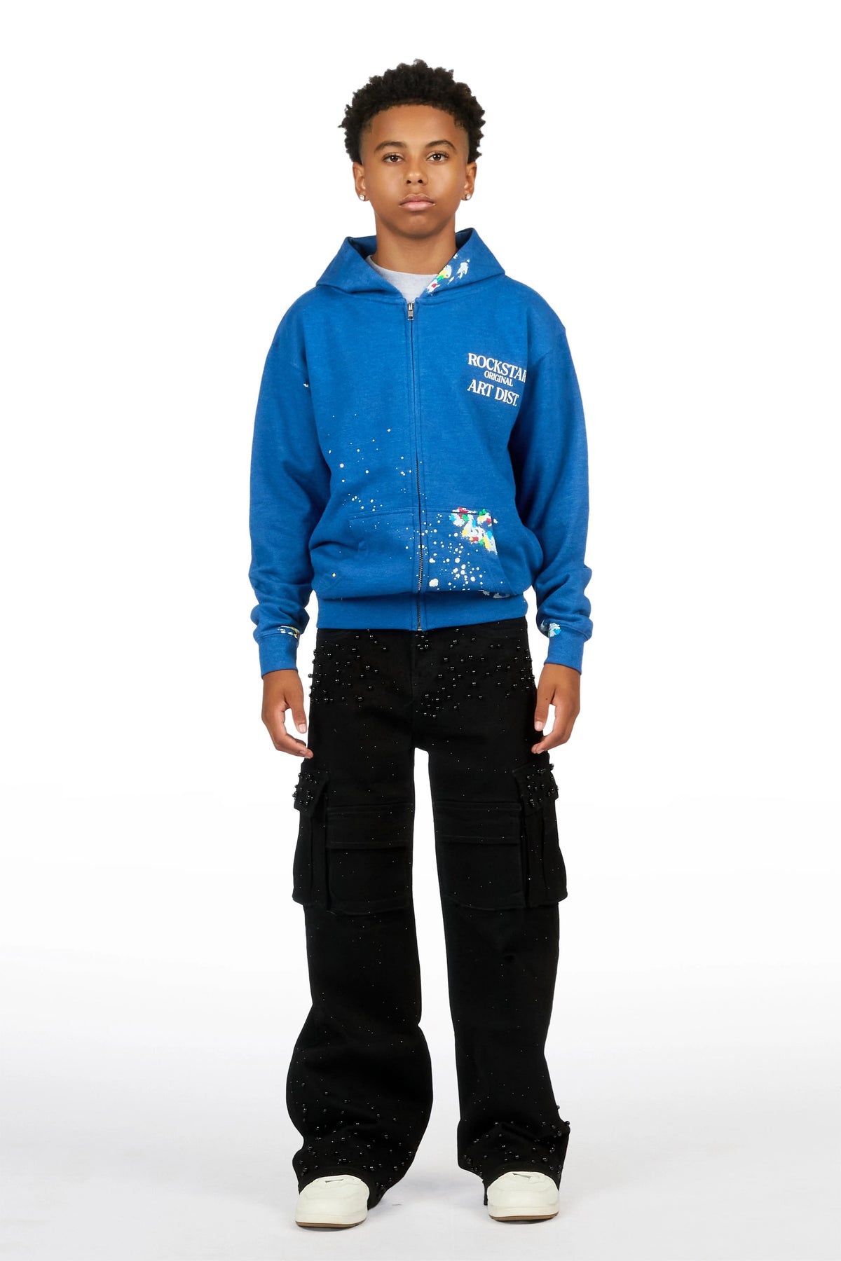 Boys Bryx Black Pearl Baggy Fit Jean