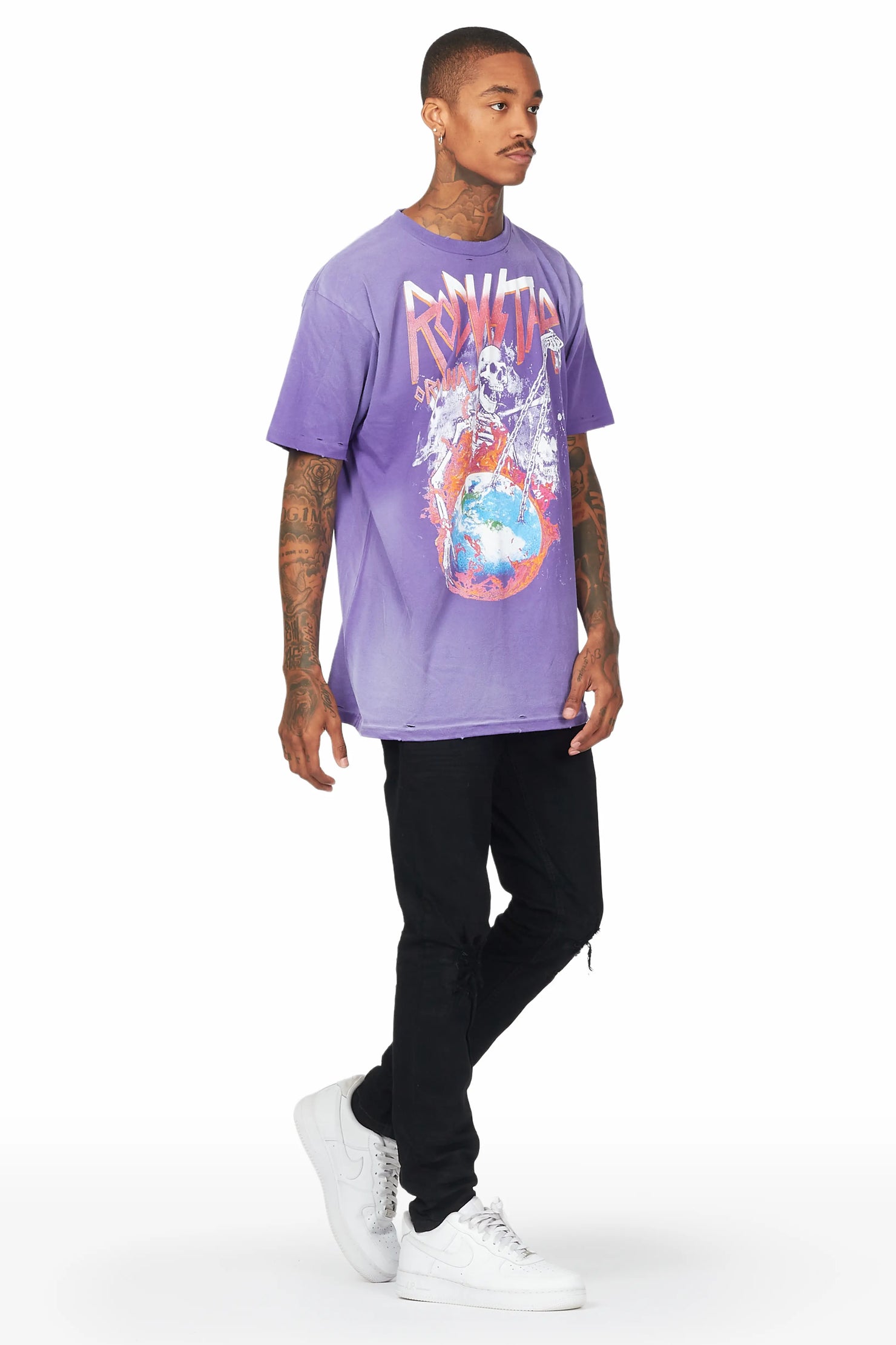 Vinny Jet Black Stretch Jean