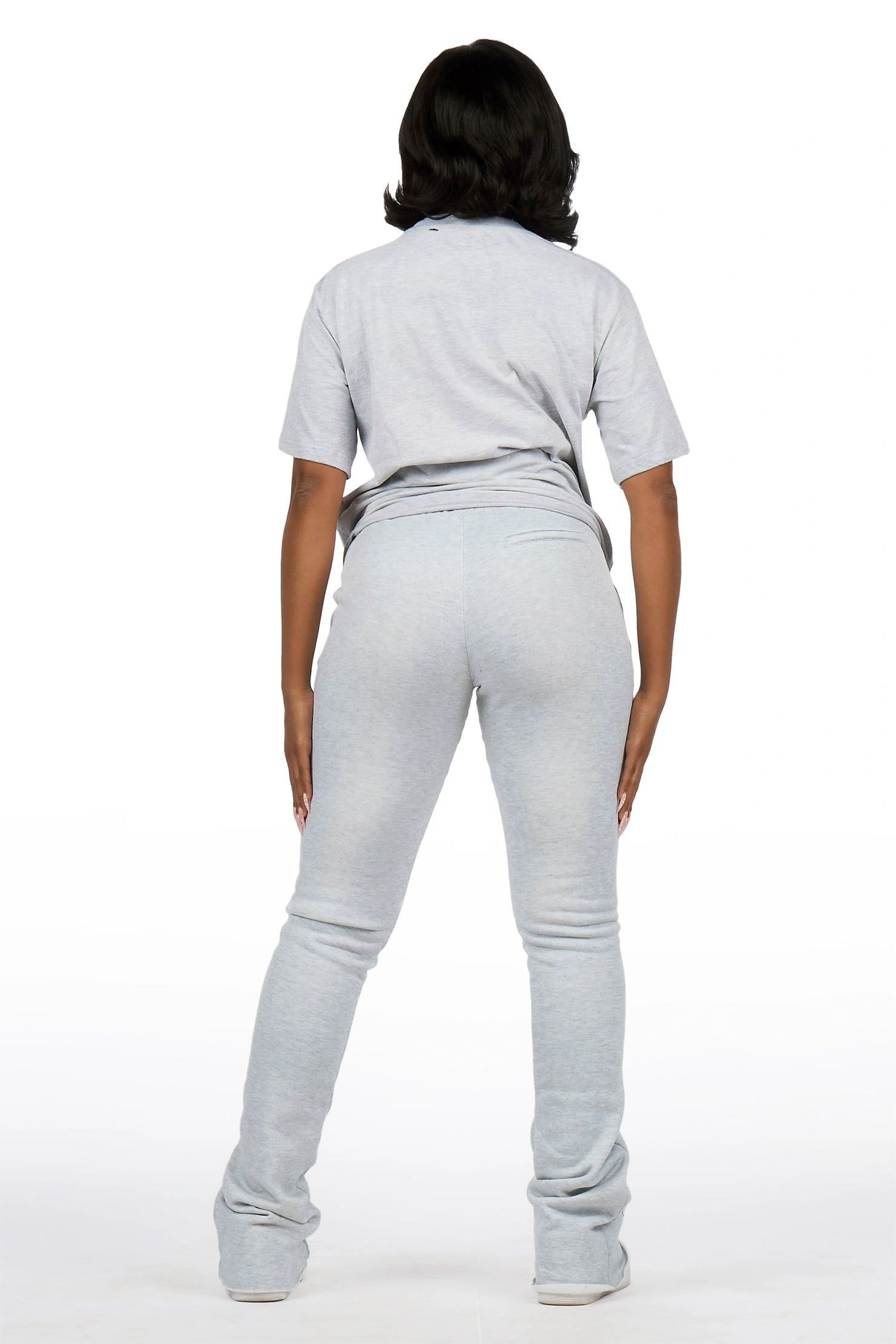 Bridgette Heather Grey T-Shirt Trackset