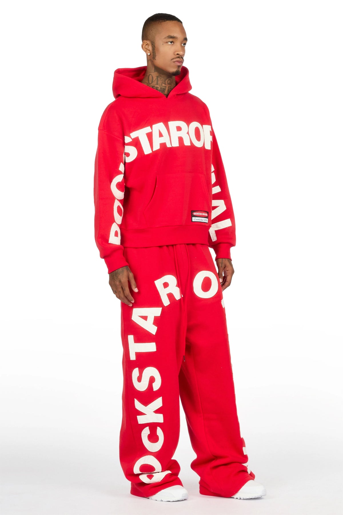 Kirin Red Hoodie/Baggy Pant Track Set