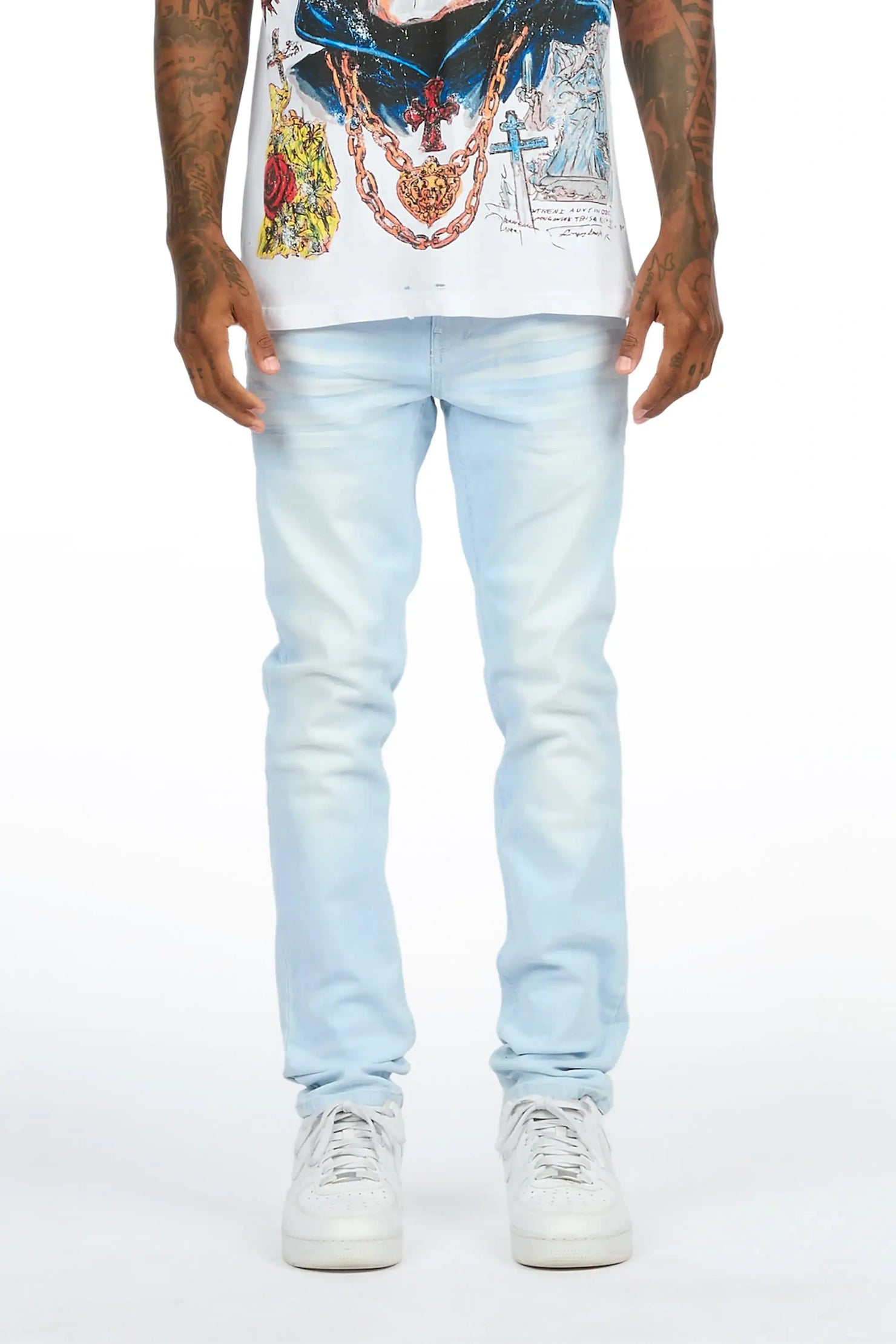 Jerell Light Blue Slim Fit Jean