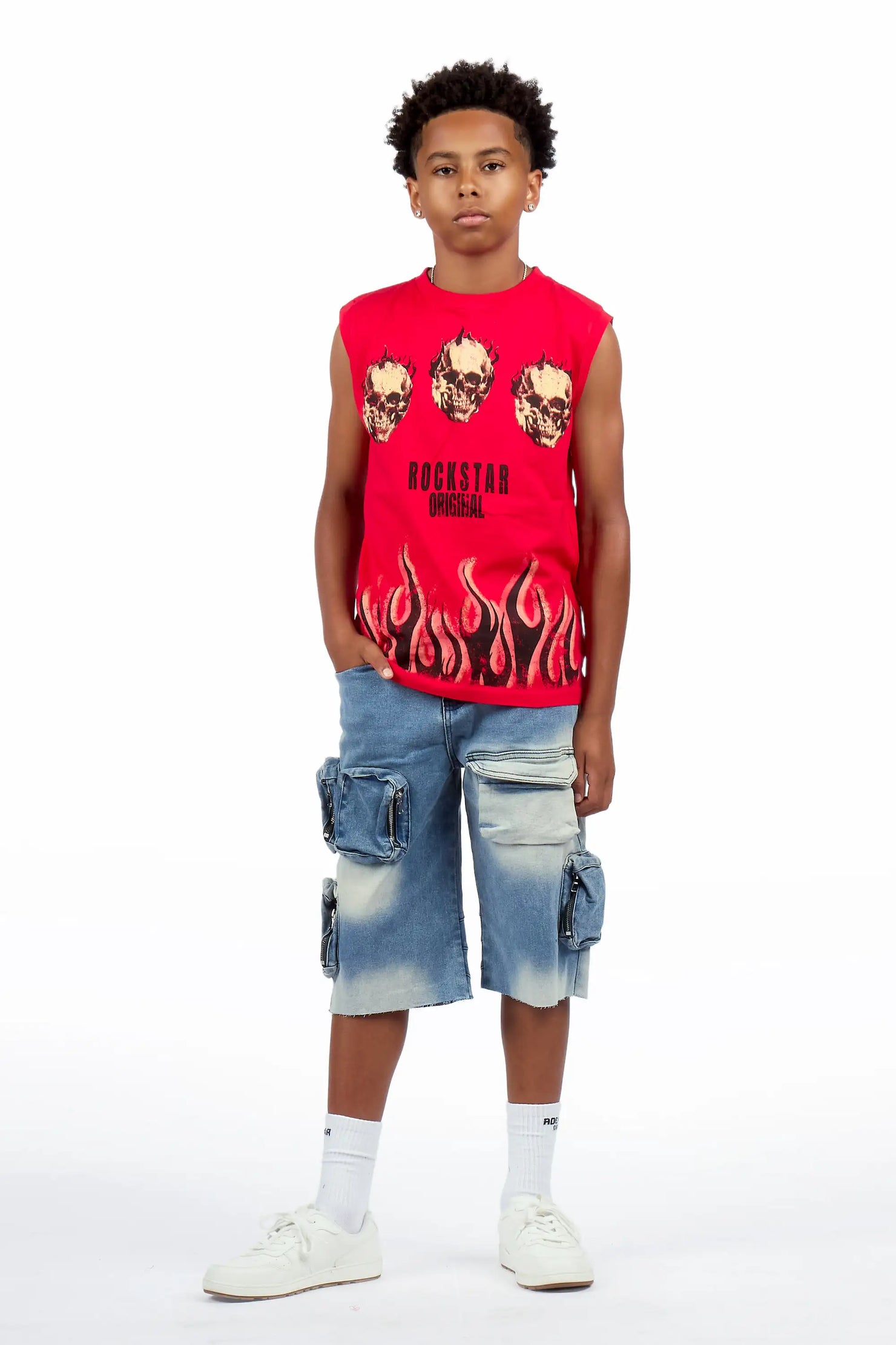 Boys Pocketeer Tint Denim Short