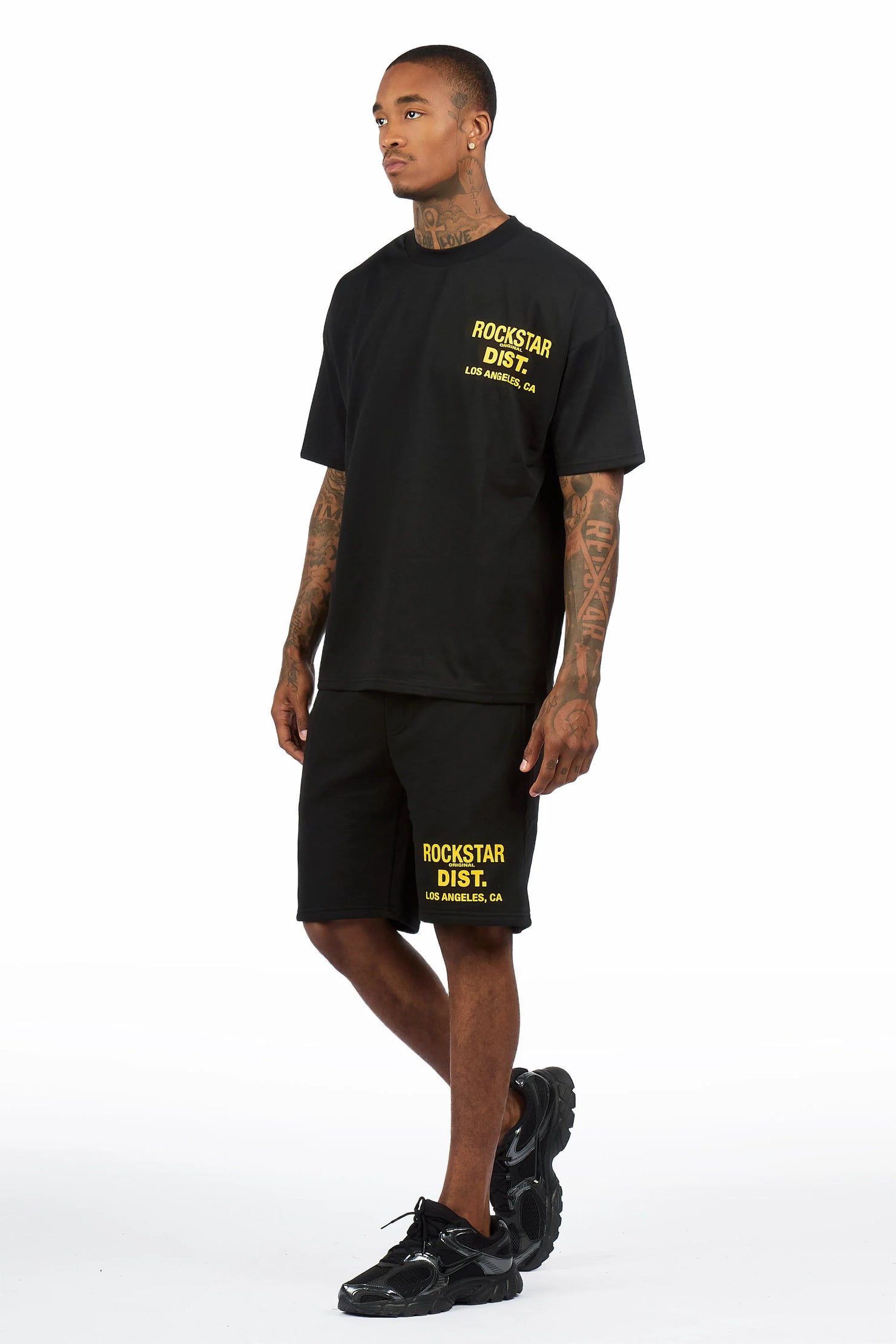 Lake Black T-Shirt/Short Set