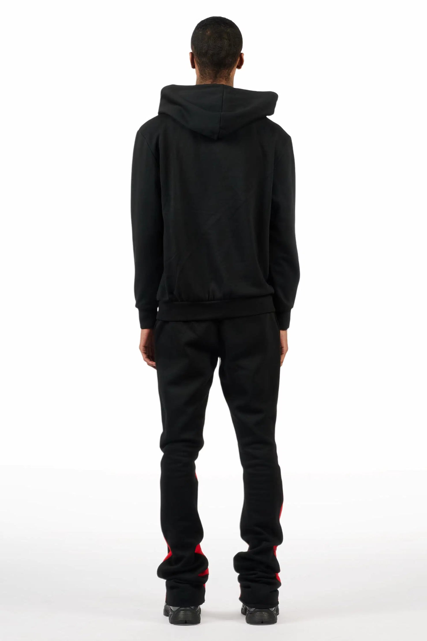 Lake Black/Black Hoodie/Stacked Flare Track Set