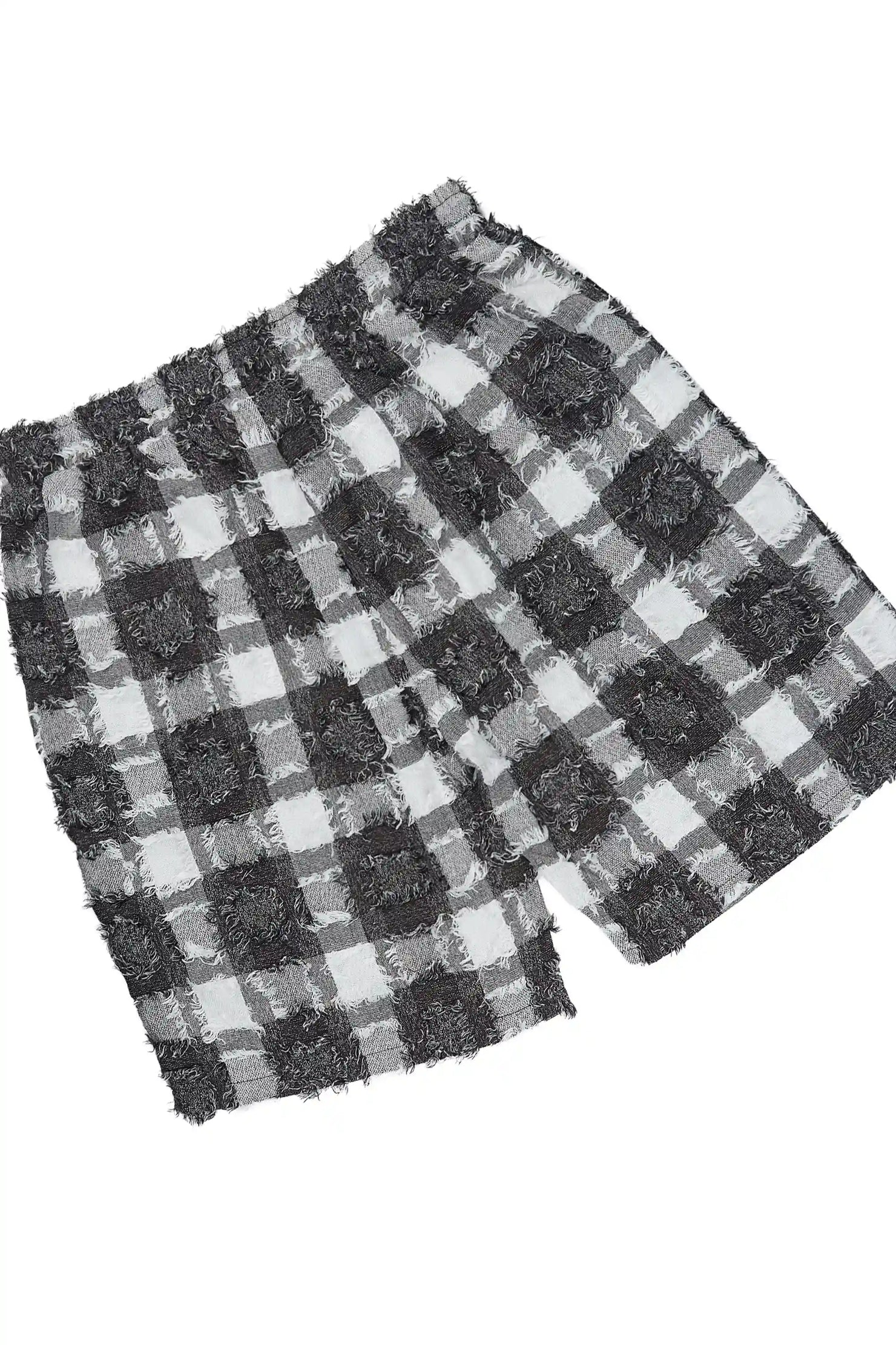 Amarion Black/White Button Down Shirt/Short Set