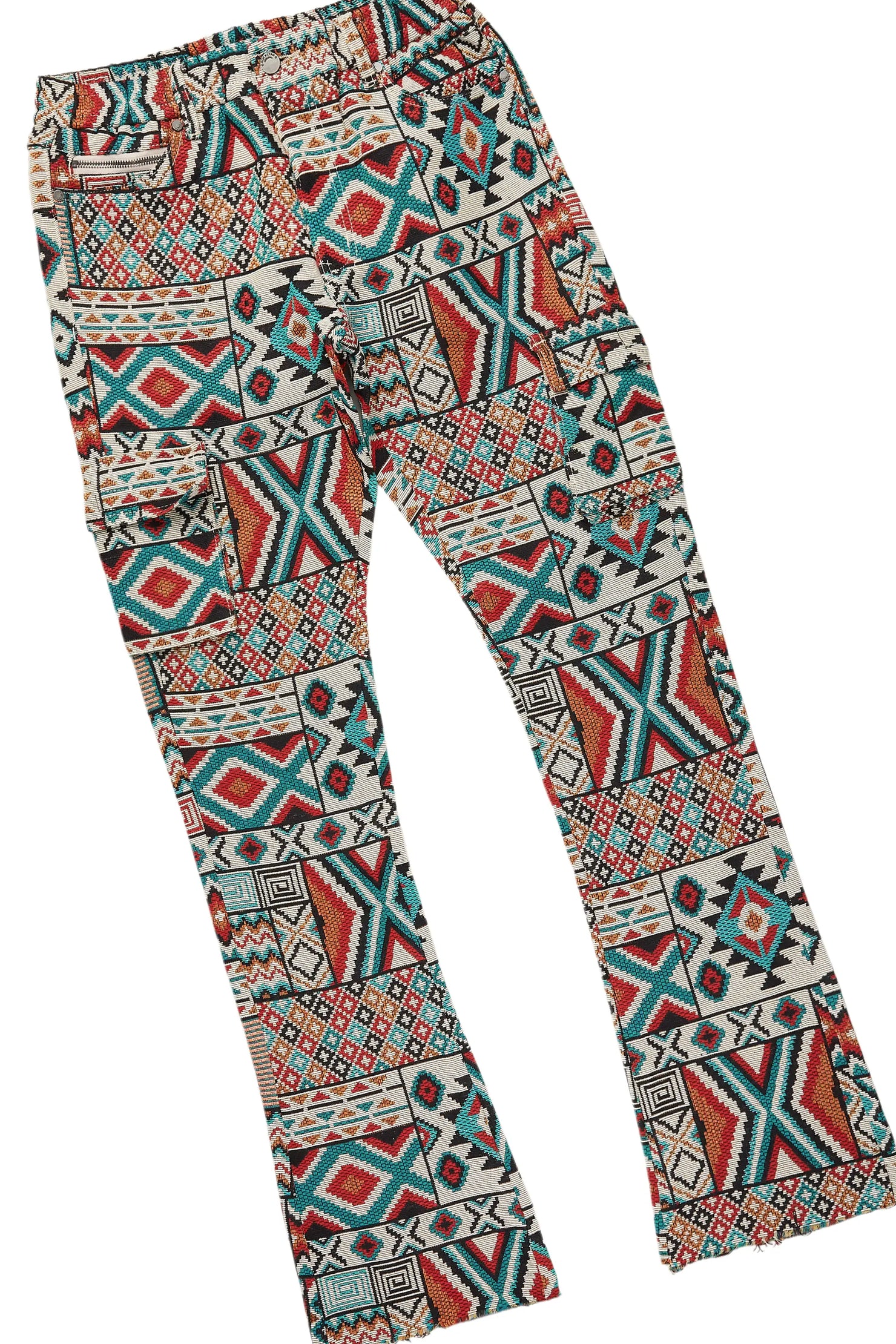 Nard Beige Multi Puffer & Nard Tapestry Jean Bundle