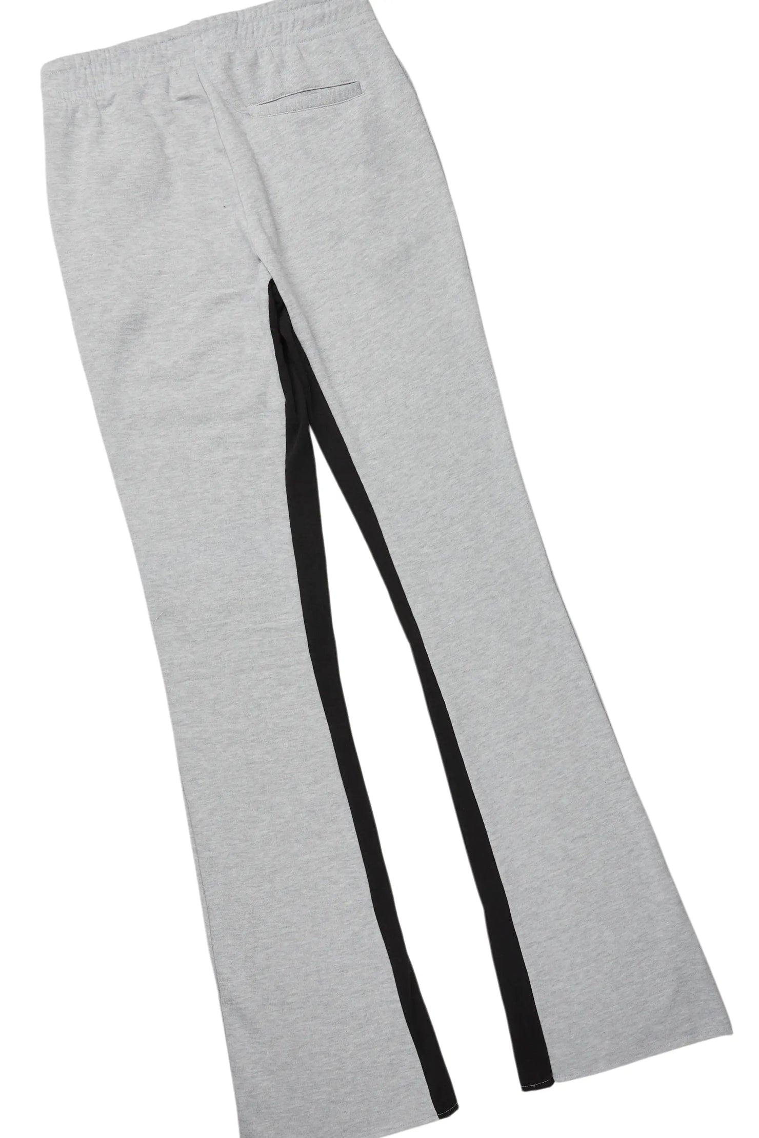 Fields Black/Grey Double Layer T-Shirt/Stacked Baggy Track Set
