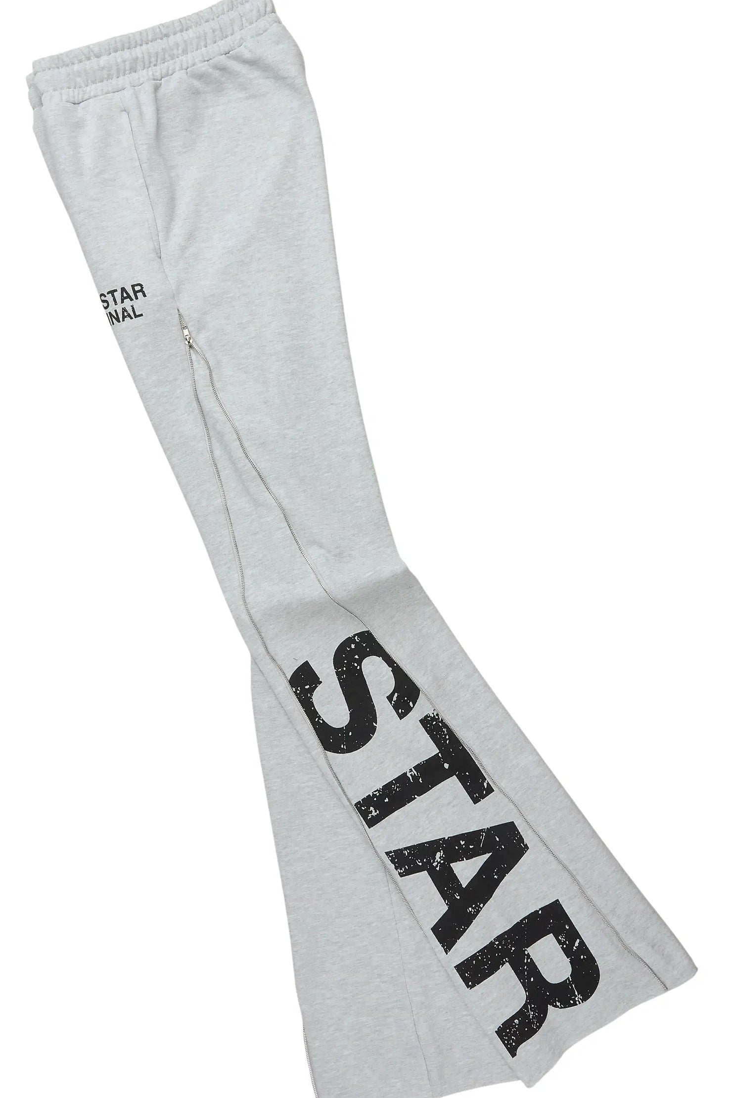 Deniska Heather Grey Stacked Track Set